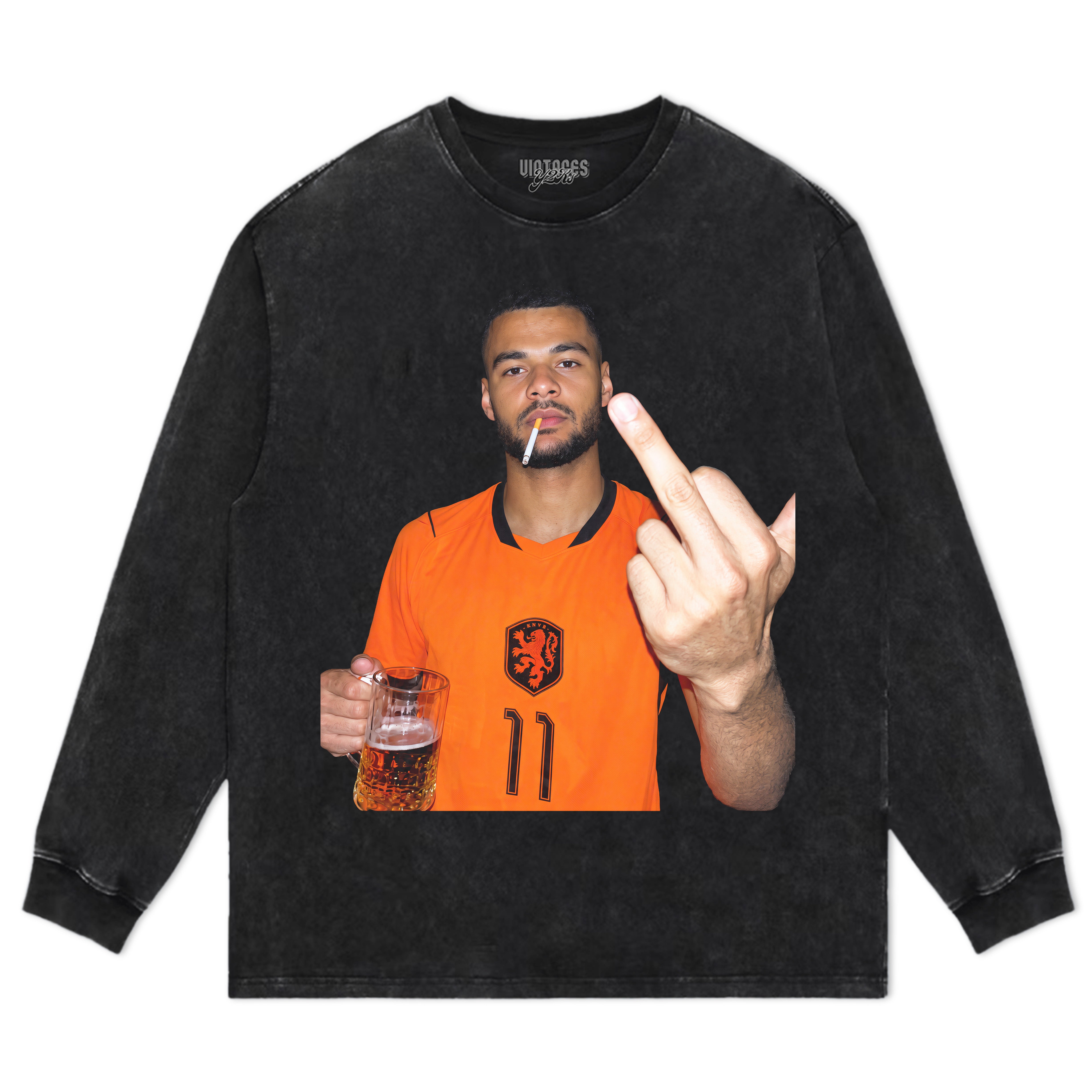 NETHERLANDS FOOTBALL STYLE V6 UNISEX TOP & TEE & LONG SLEEVE & LAYERED LS & HOODIE