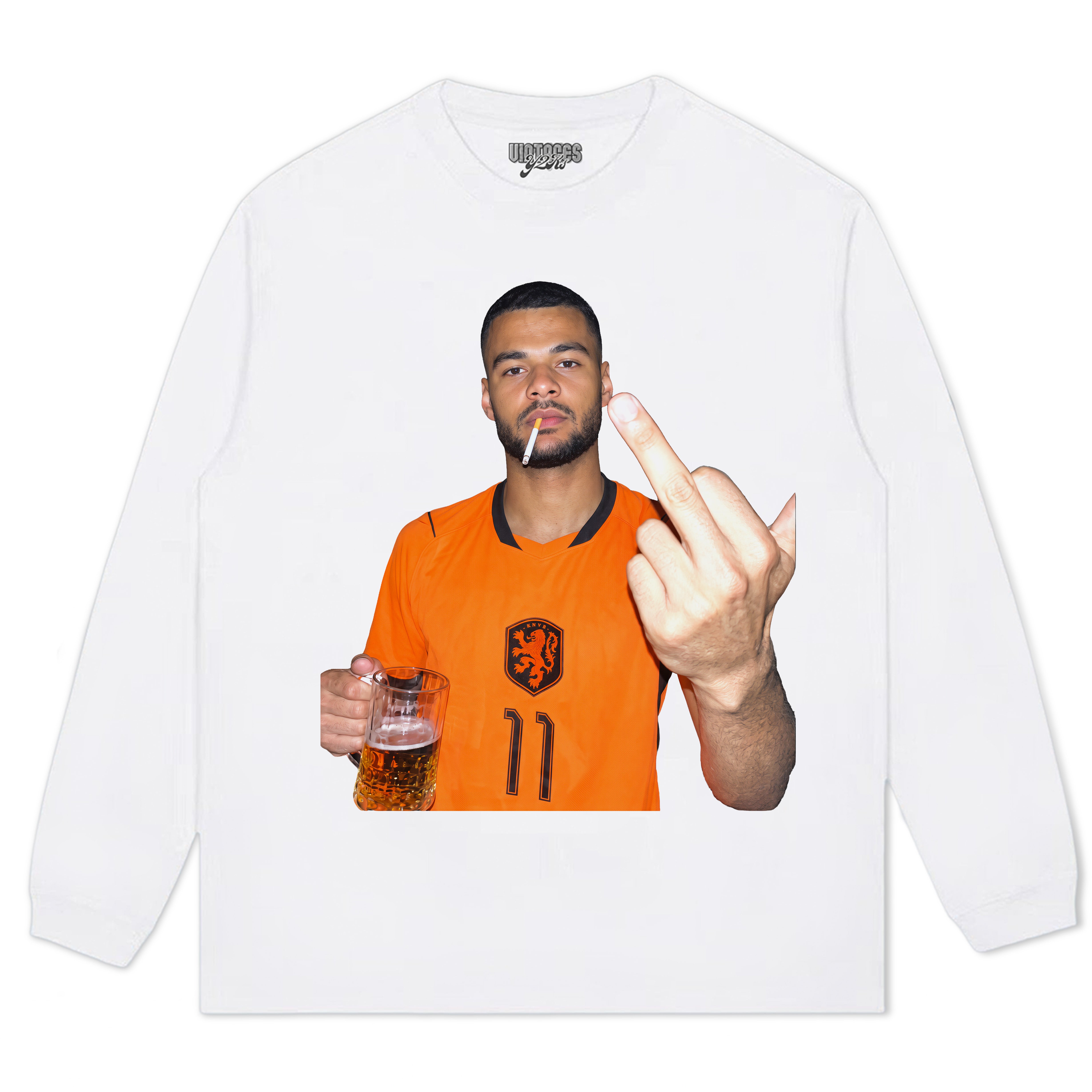 NETHERLANDS FOOTBALL STYLE V6 UNISEX TOP & TEE & LONG SLEEVE & LAYERED LS & HOODIE
