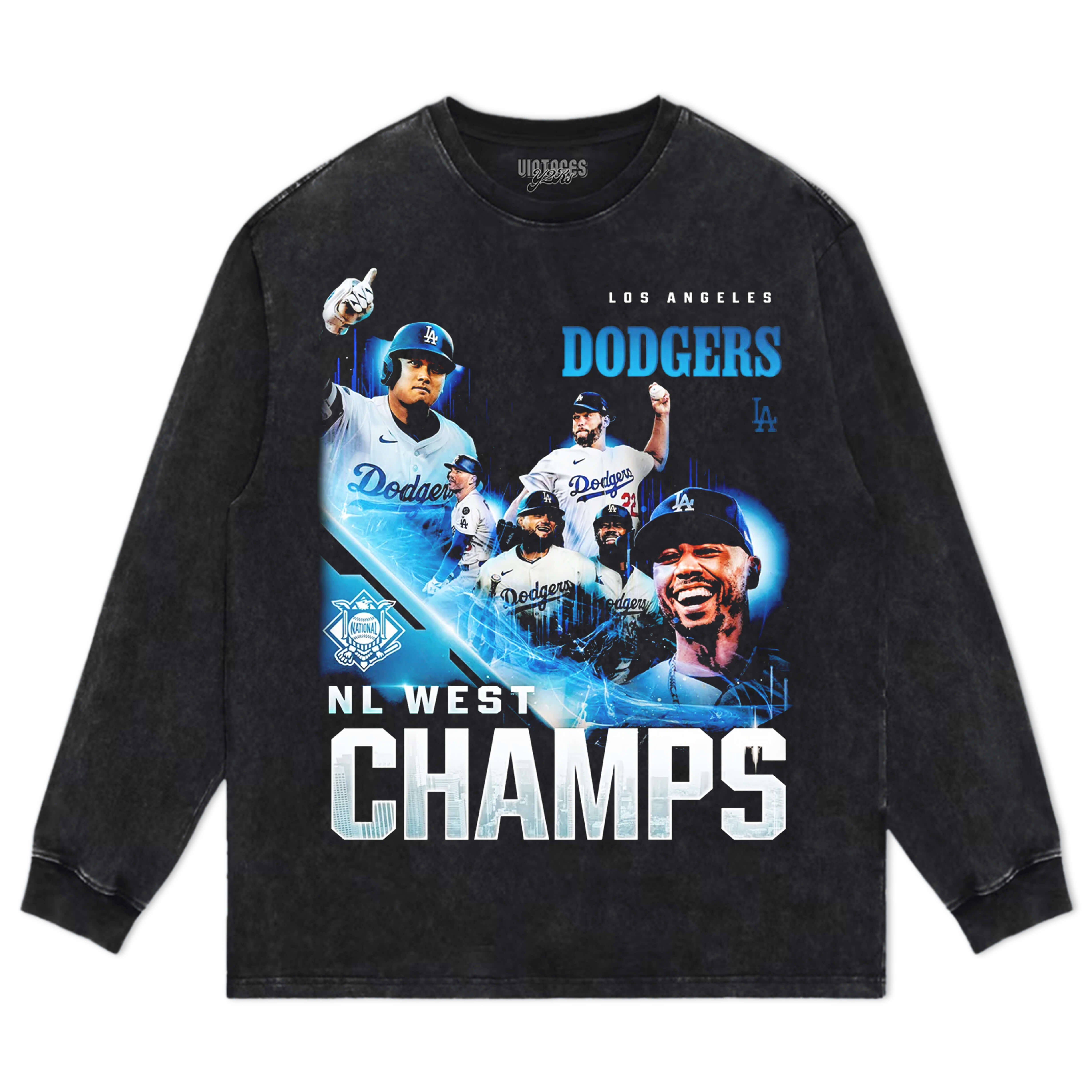 2025 NL WEST CHAMPIONS & DODGERS V3 TEE & LS & HOODIE