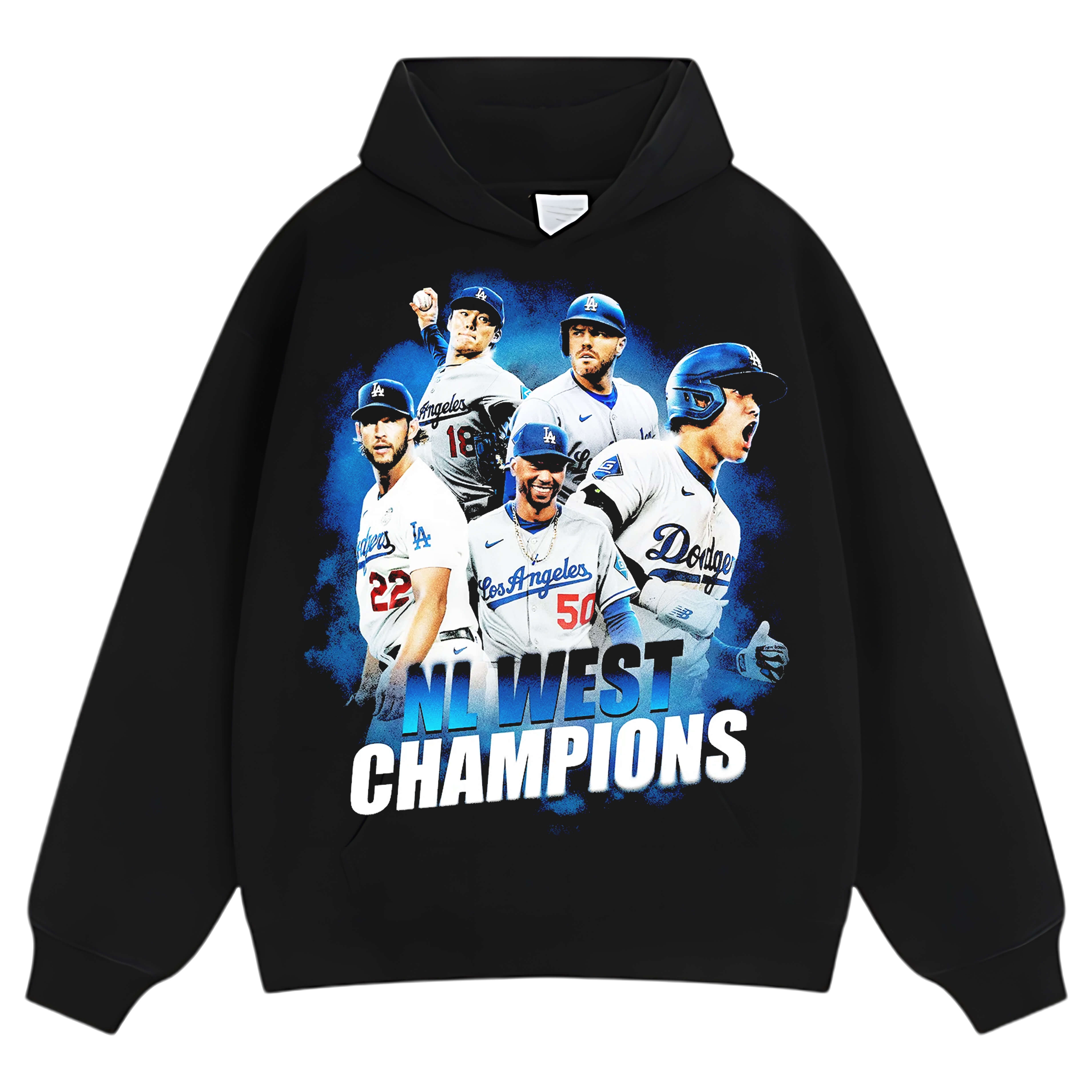 2025 NL WEST CHAMPIONS & DODGERS V2 TEE & LS & HOODIE