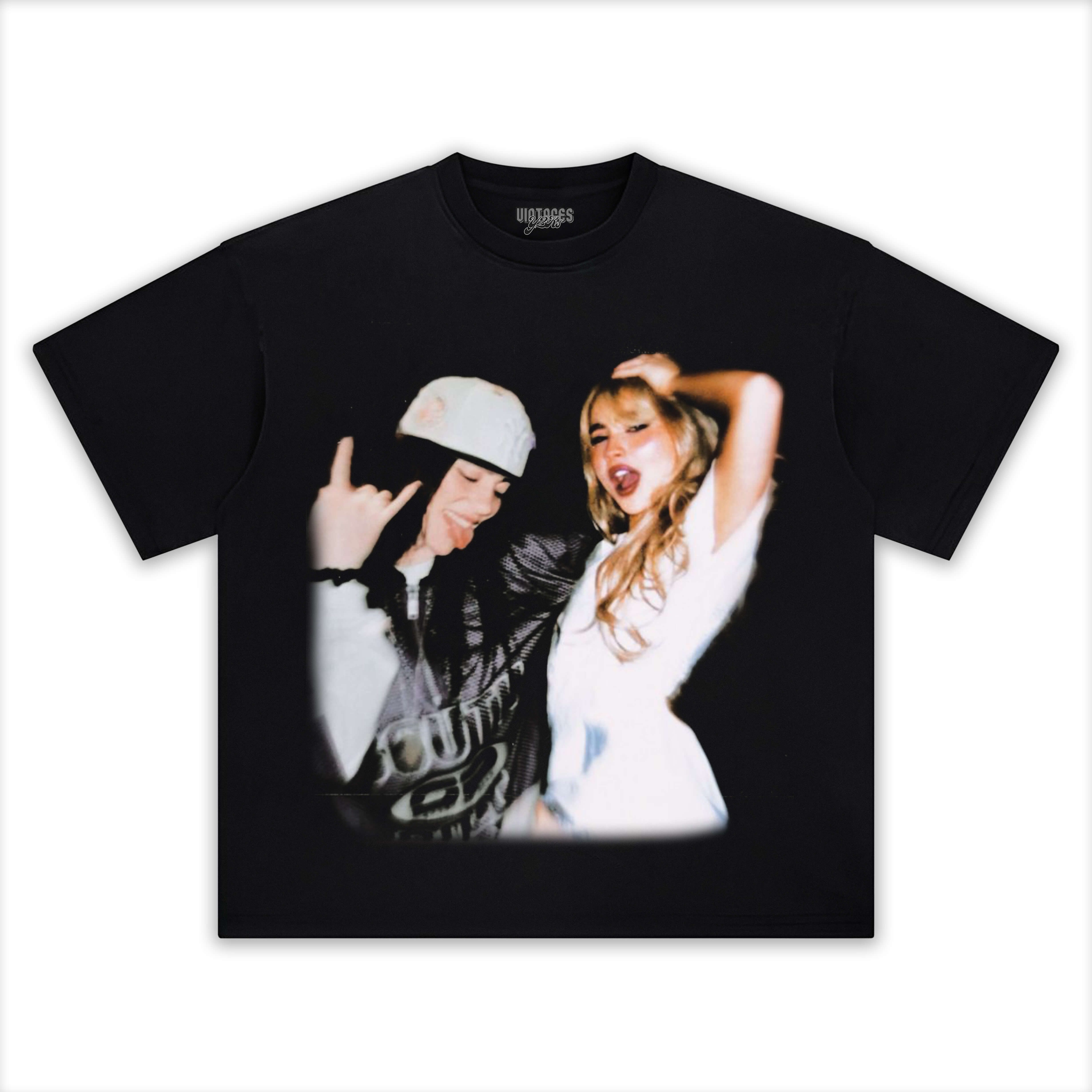 2025 SABRINA CARPENTER & BILLIE EILISH TEE - Y2K VINTAGES