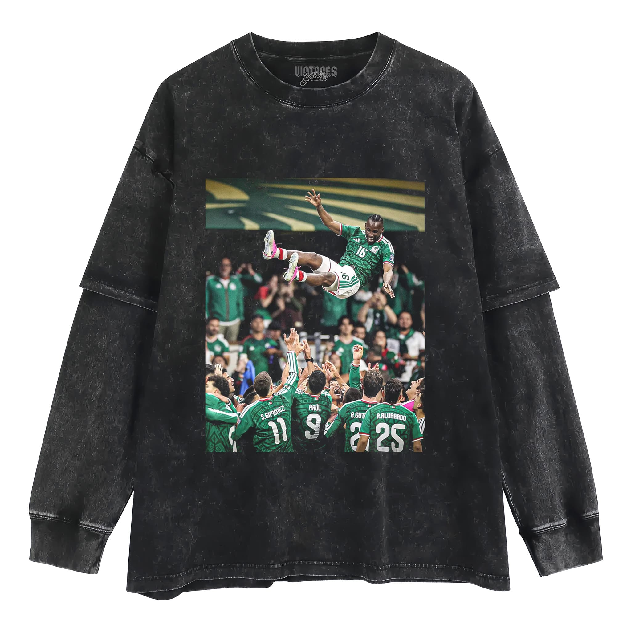 2026 WORLD CUP MEXICO TEAM HONOR JULIÁN QUIÑONES V2 TANK TOP & TEE & LONG SLEEVE & LAYERED LS & HOODIE