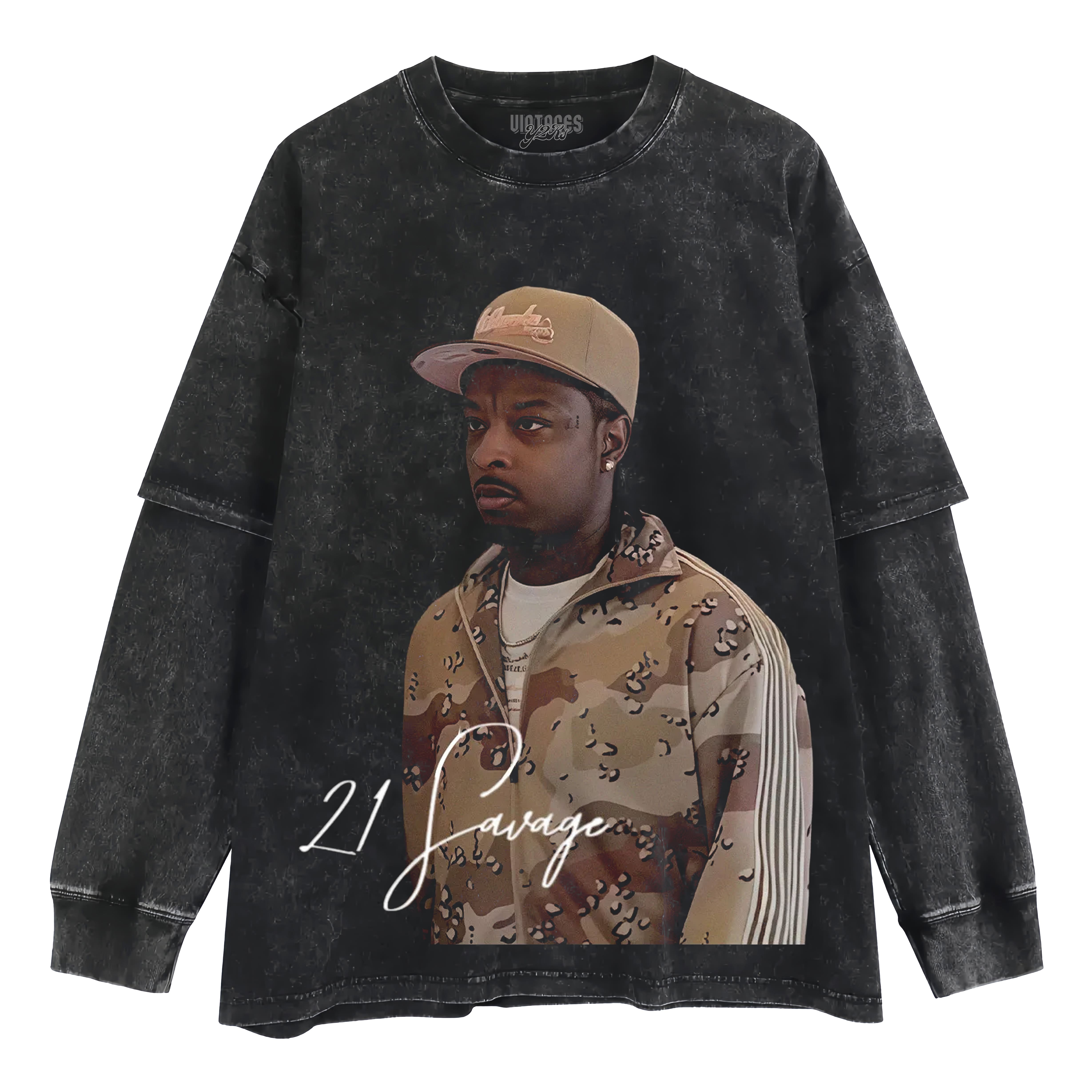 21 SAVAGE SUPER BOWL LAYERED LONG SLEEVE
