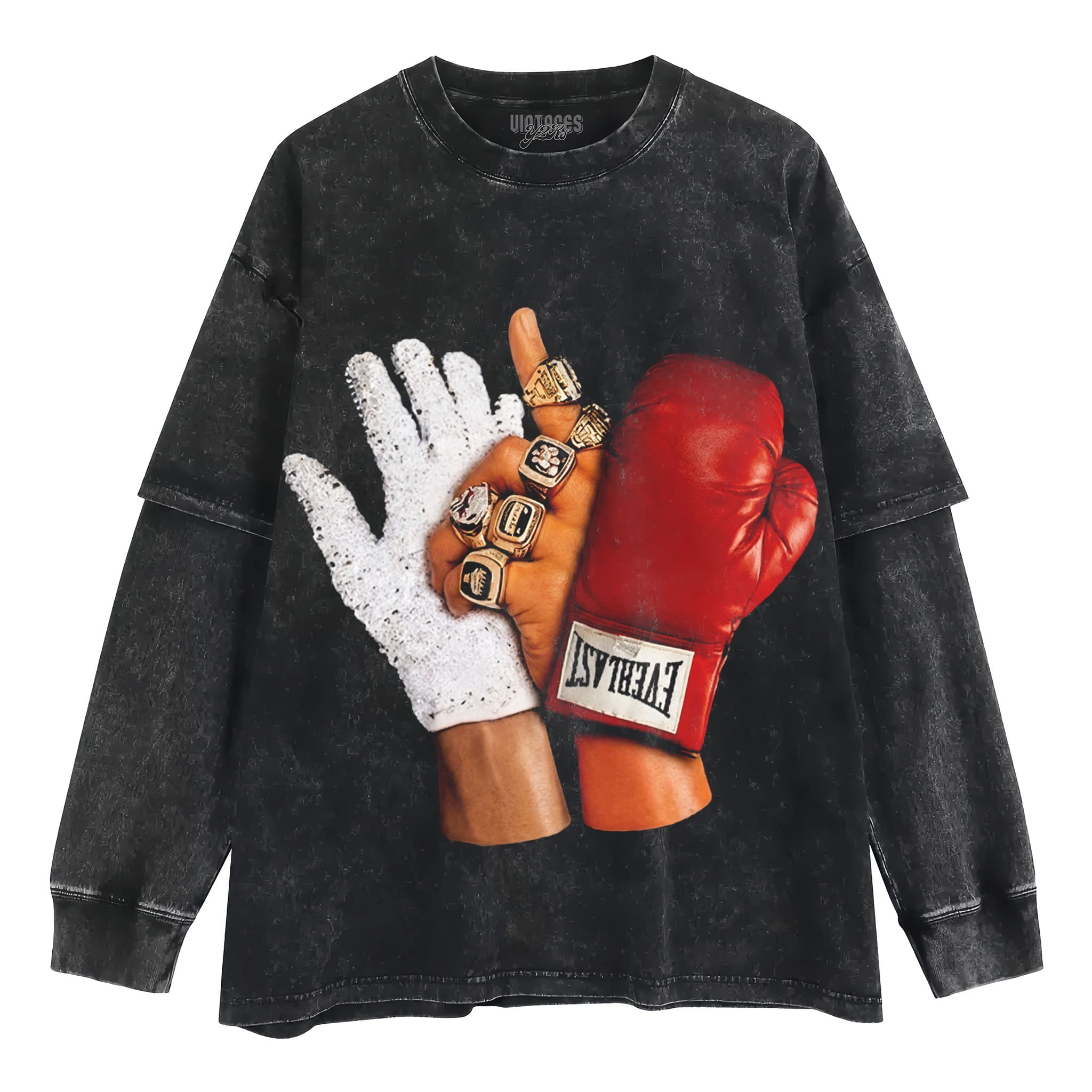 3 MIKES JORDAN JACKSON TYSON MJ GLOVES TANK TOP & TEE & LONG SLEEVE & LAYERED LS & HOODIE