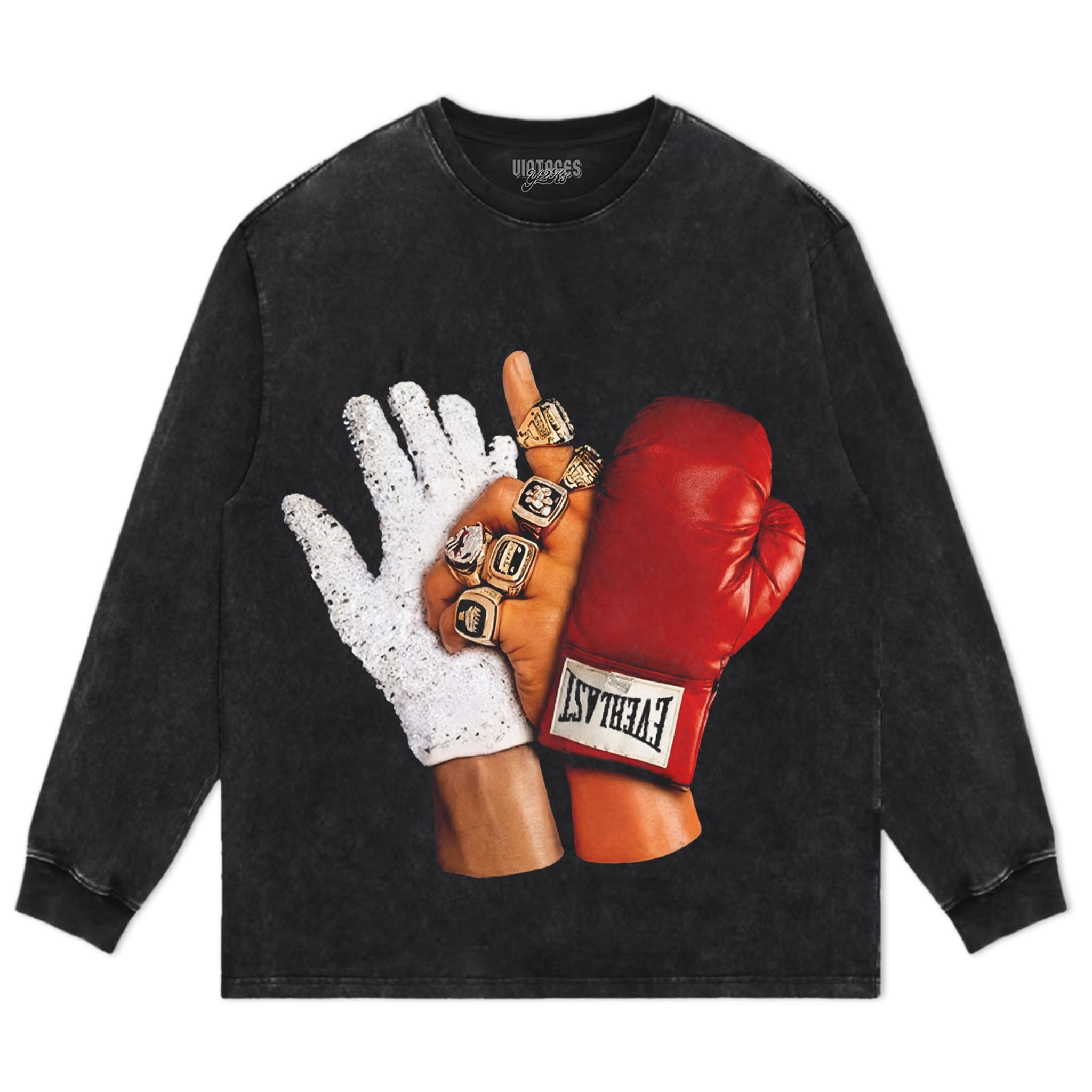 3 MIKES JORDAN JACKSON TYSON MJ GLOVES TANK TOP & TEE & LONG SLEEVE & LAYERED LS & HOODIE