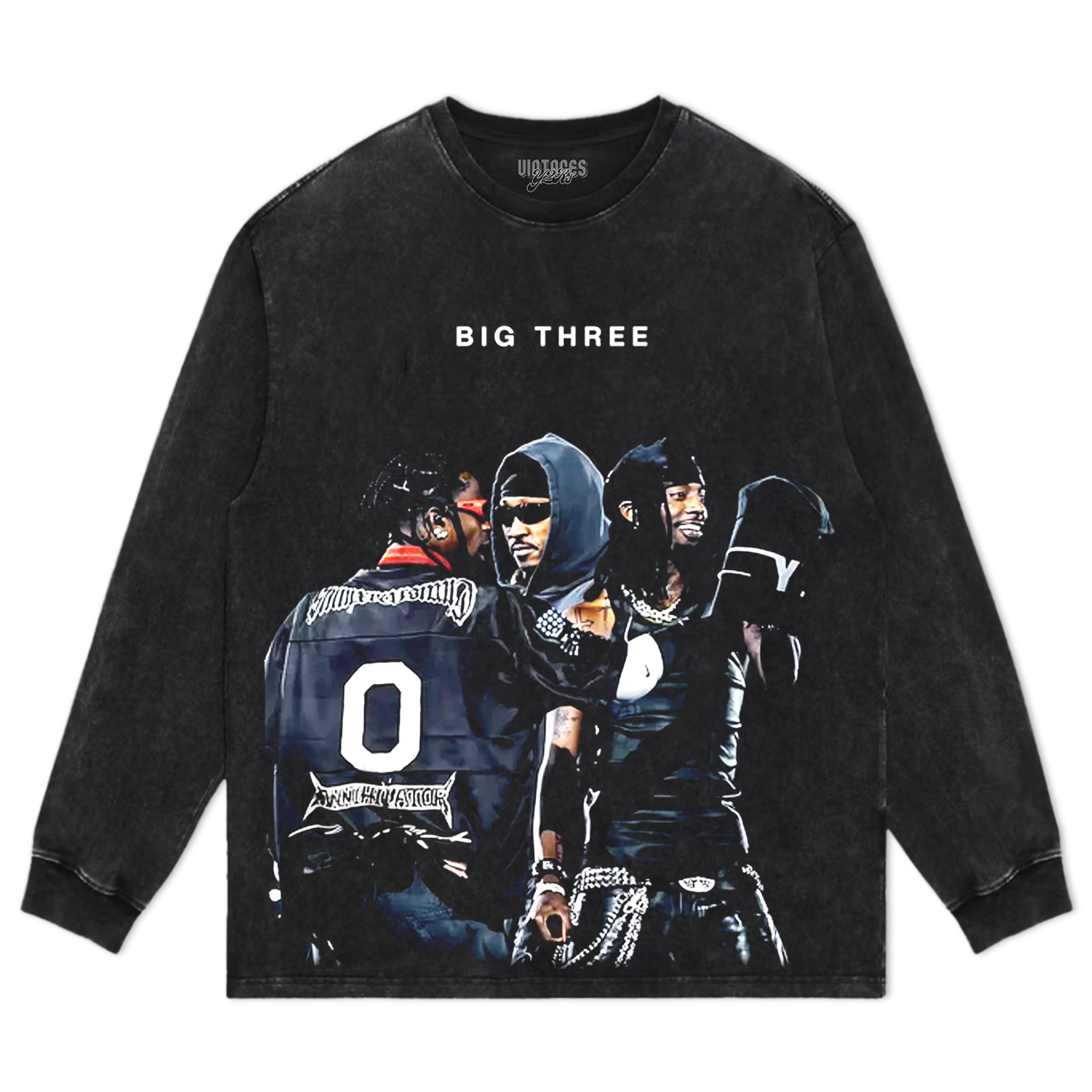MUSIC BIG THREE LONG SLEEVES