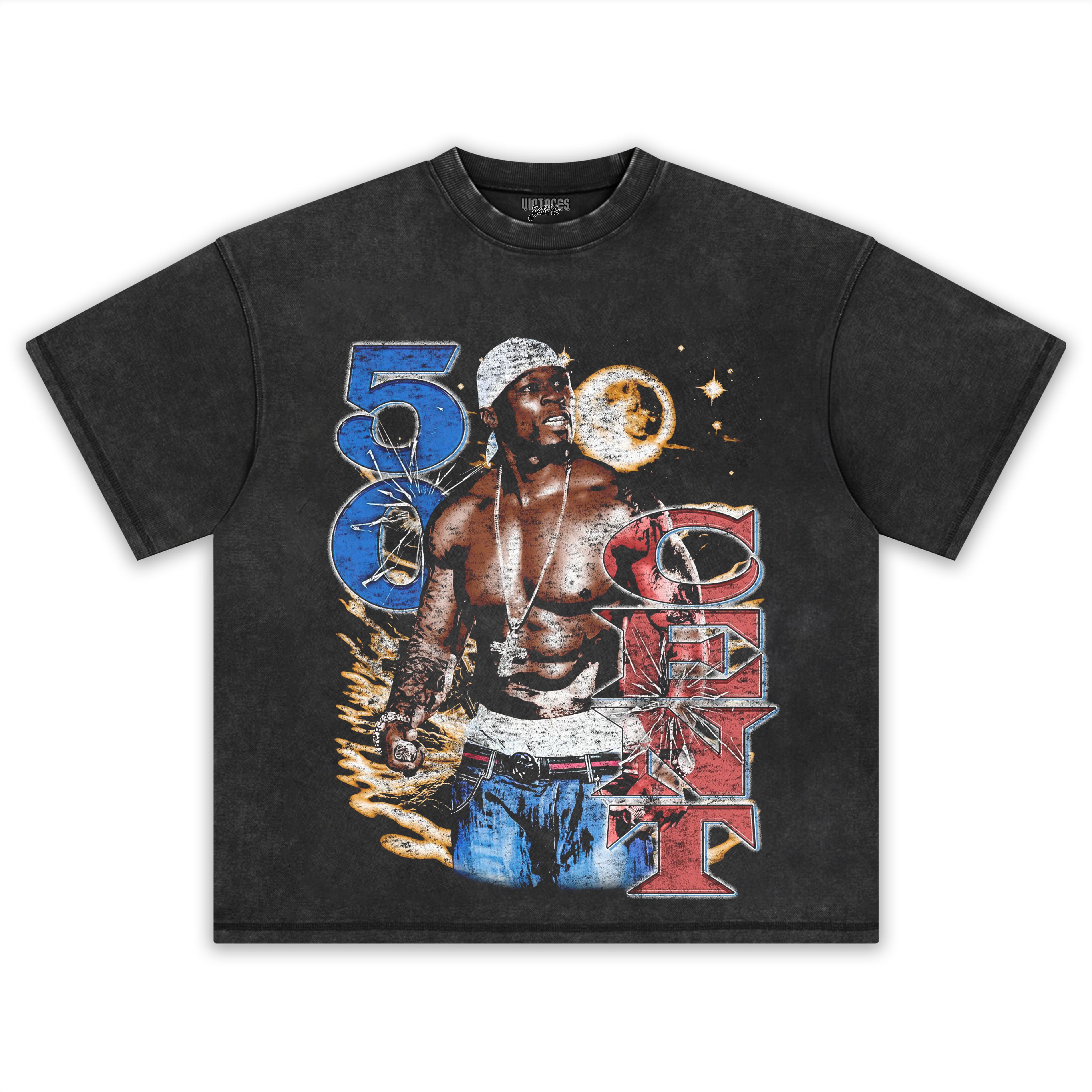 50 CENT-VINTAGE STYLE TEE & LS & HOODIE
