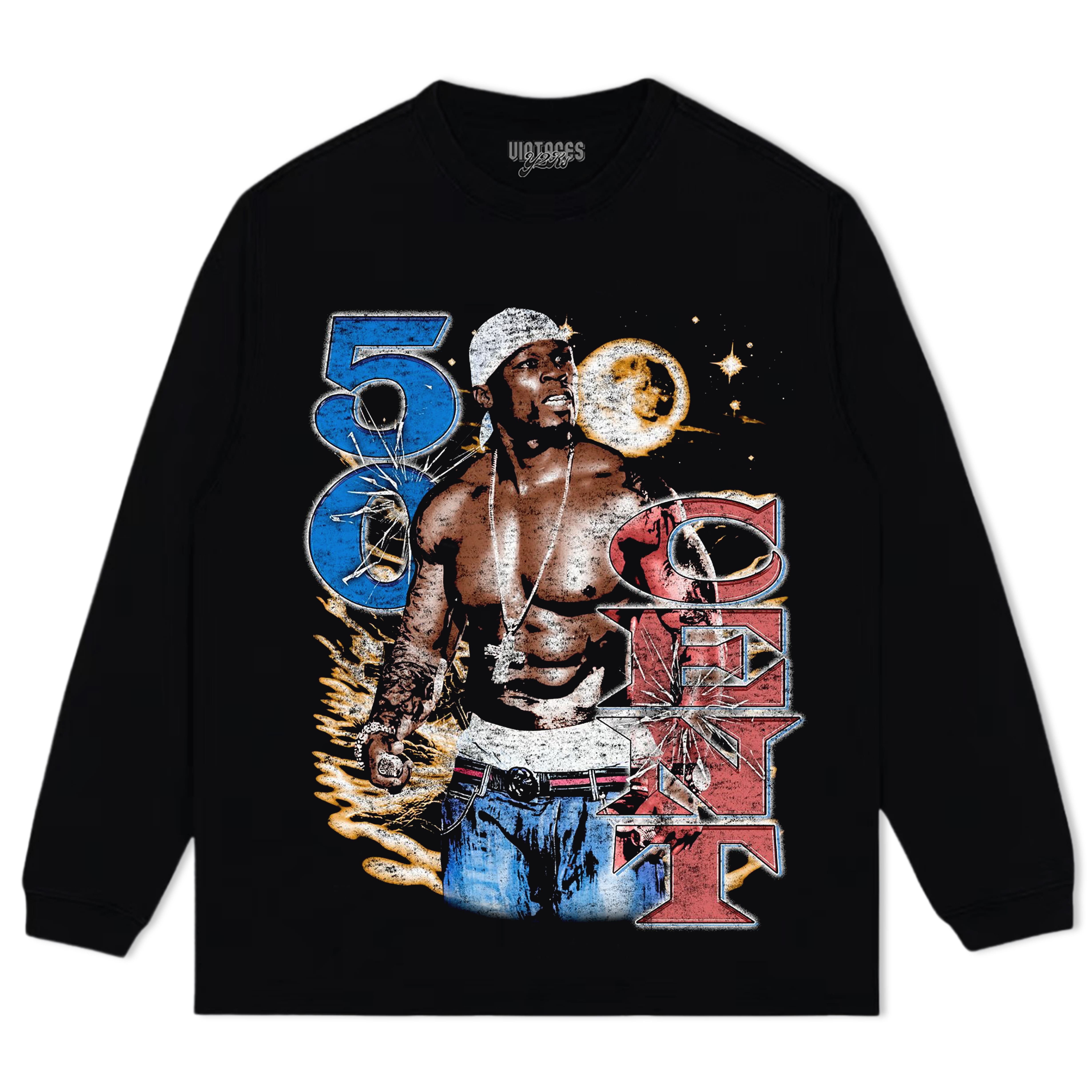50 CENT-VINTAGE STYLE TEE & LS & HOODIE