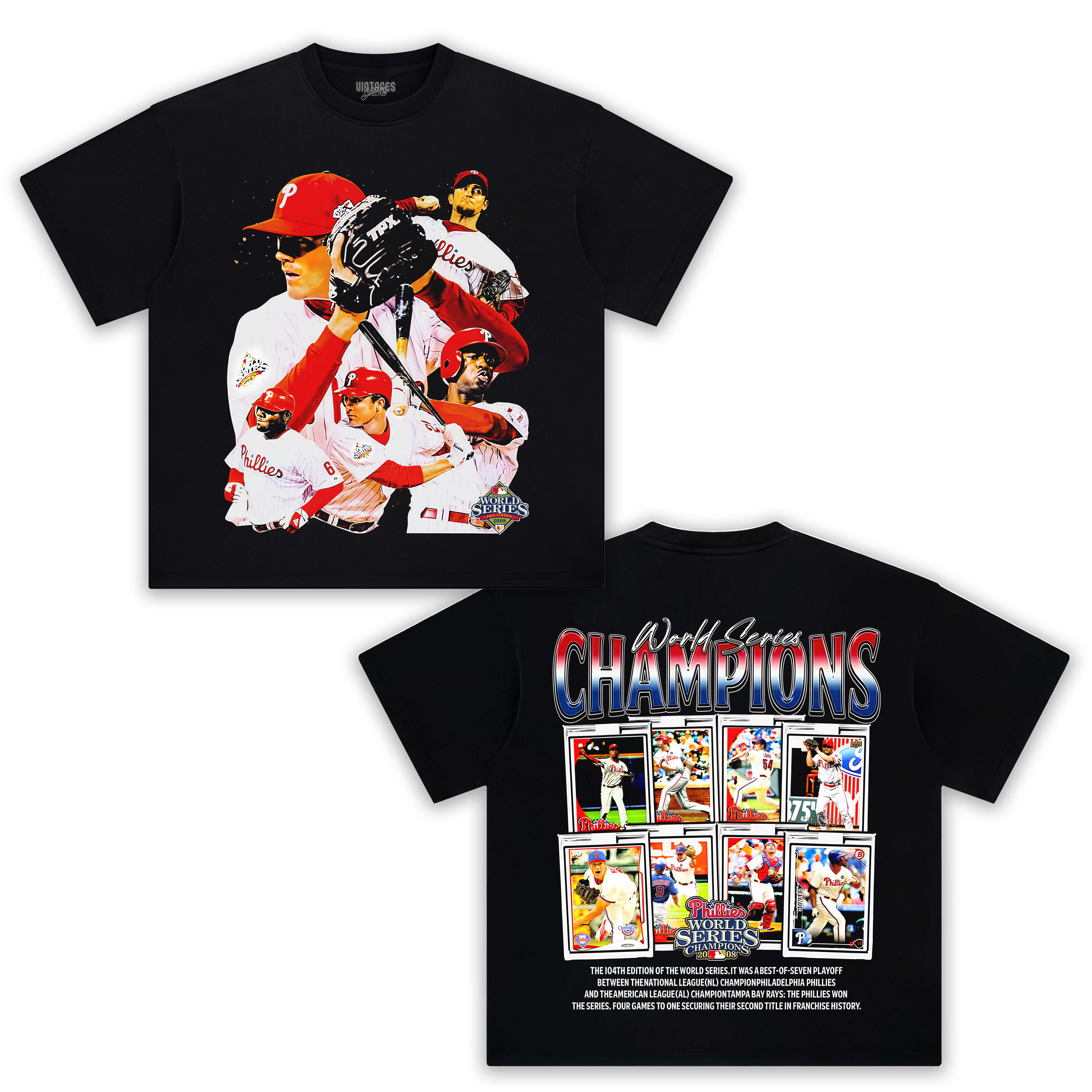 2008 WORLD SERIES CHAMPS - PHILLIES TEE