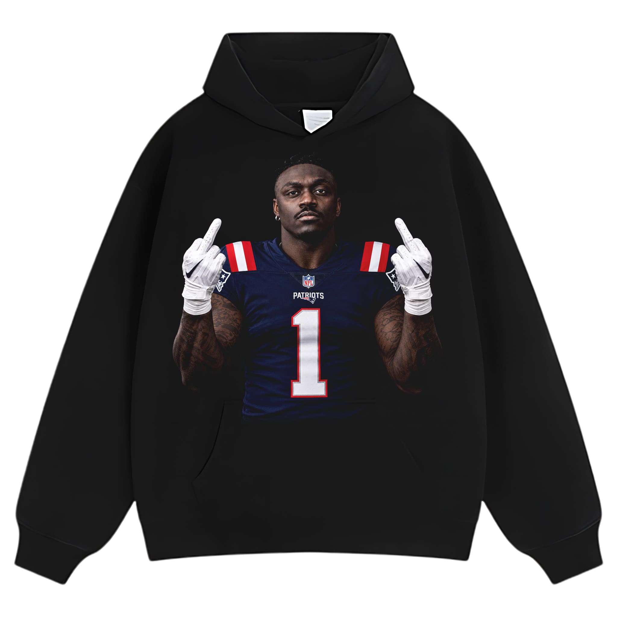 A.J. BROWN - MIDDLE FINGER TANK TOP & TEE & LONG SLEEVE & LAYERED LS & HOODIE