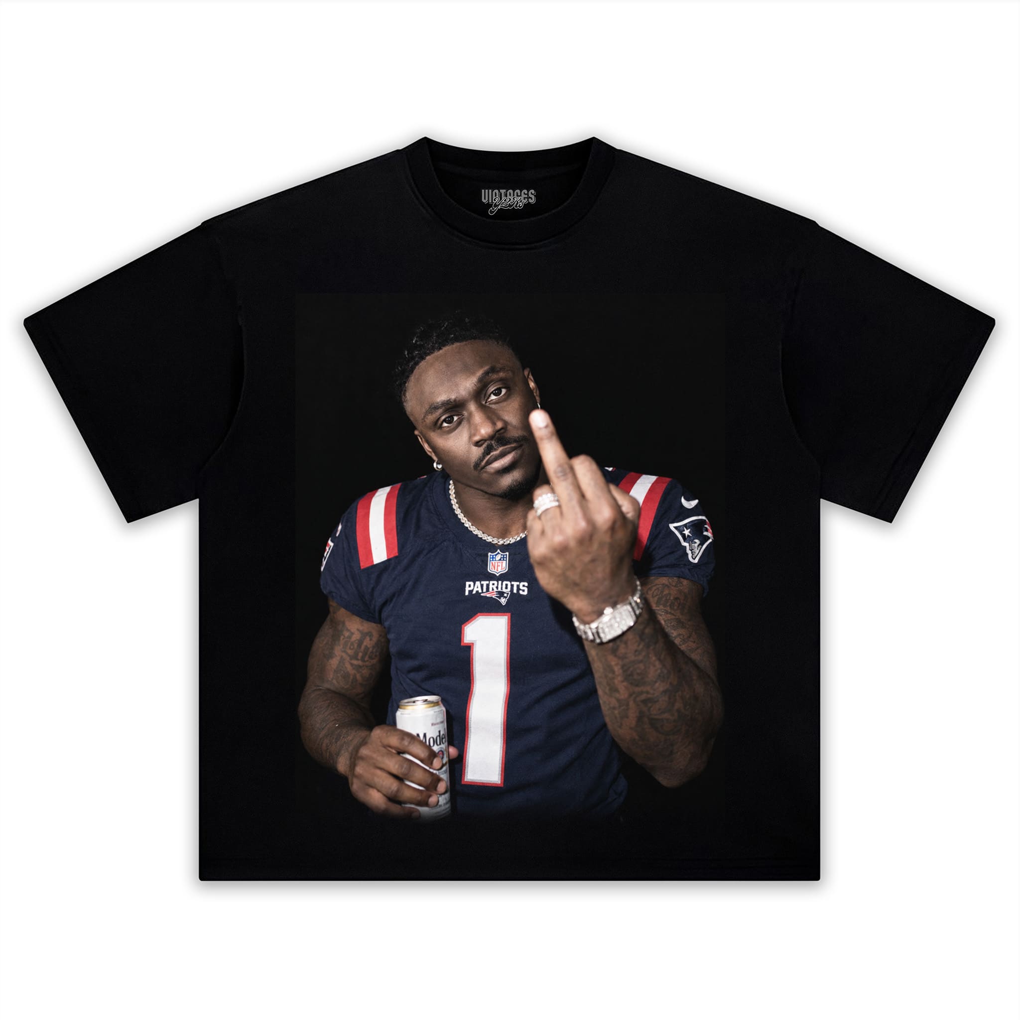 A.J. BROWN - MIDDLE FINGER V3 TANK TOP & TEE & LONG SLEEVE & LAYERED LS & HOODIE