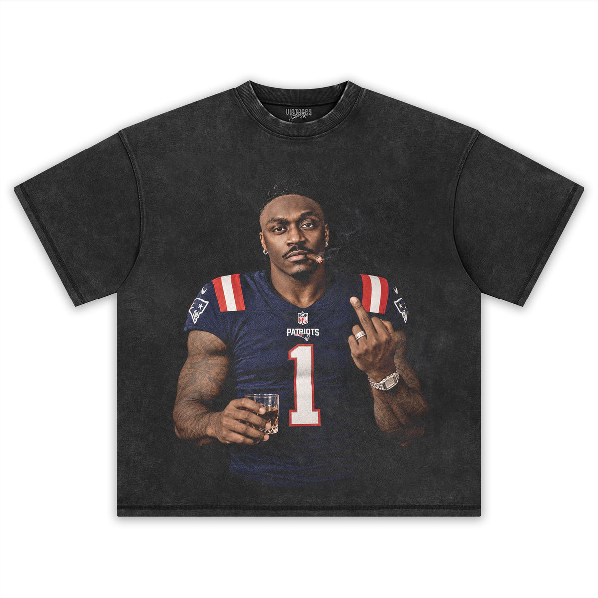 A.J. BROWN - MIDDLE FINGER V4 TANK TOP & TEE & LONG SLEEVE & LAYERED LS & HOODIE