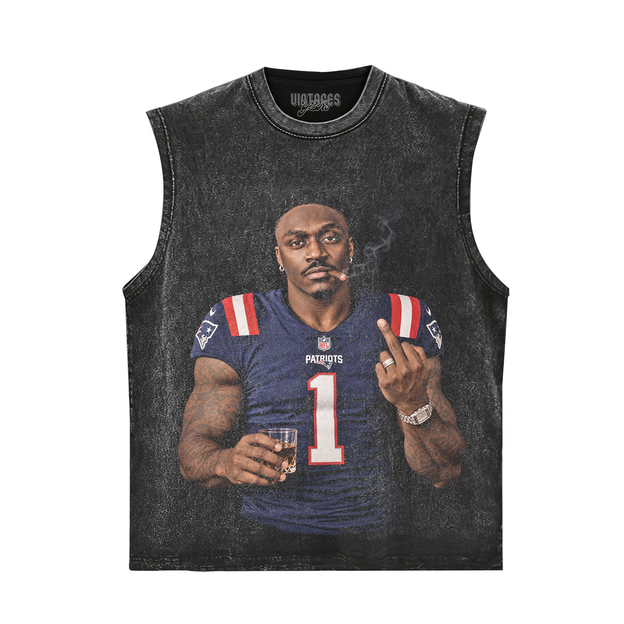 A.J. BROWN - MIDDLE FINGER V4 TANK TOP & TEE & LONG SLEEVE & LAYERED LS & HOODIE