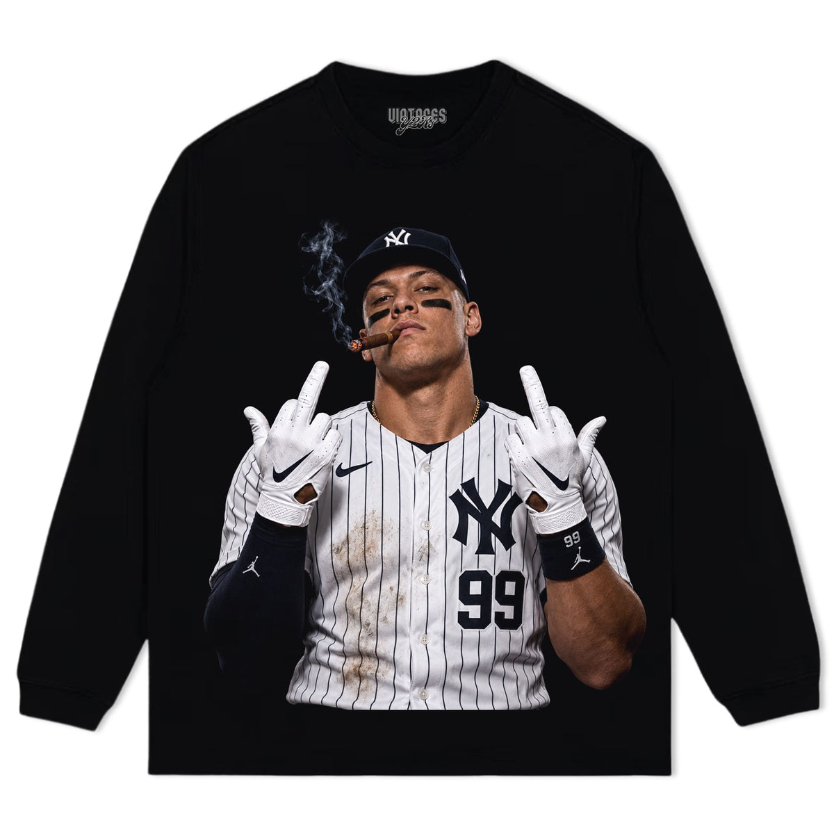 AARON JUDGE - MIDDLE FINGER TANK TOP & TEE & LONG SLEEVE & LAYERED LS & HOODIE