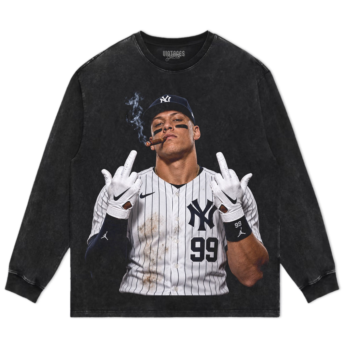 AARON JUDGE - MIDDLE FINGER TANK TOP & TEE & LONG SLEEVE & LAYERED LS & HOODIE