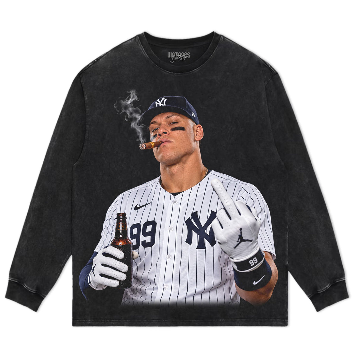 AARON JUDGE - MIDDLE FINGER V2 TANK TOP & TEE & LONG SLEEVE & LAYERED LS & HOODIE