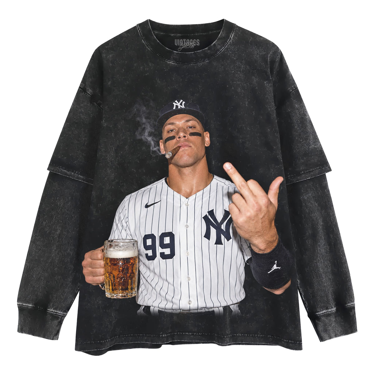 AARON JUDGE - MIDDLE FINGER V4 TANK TOP & TEE & LONG SLEEVE & LAYERED LS & HOODIE