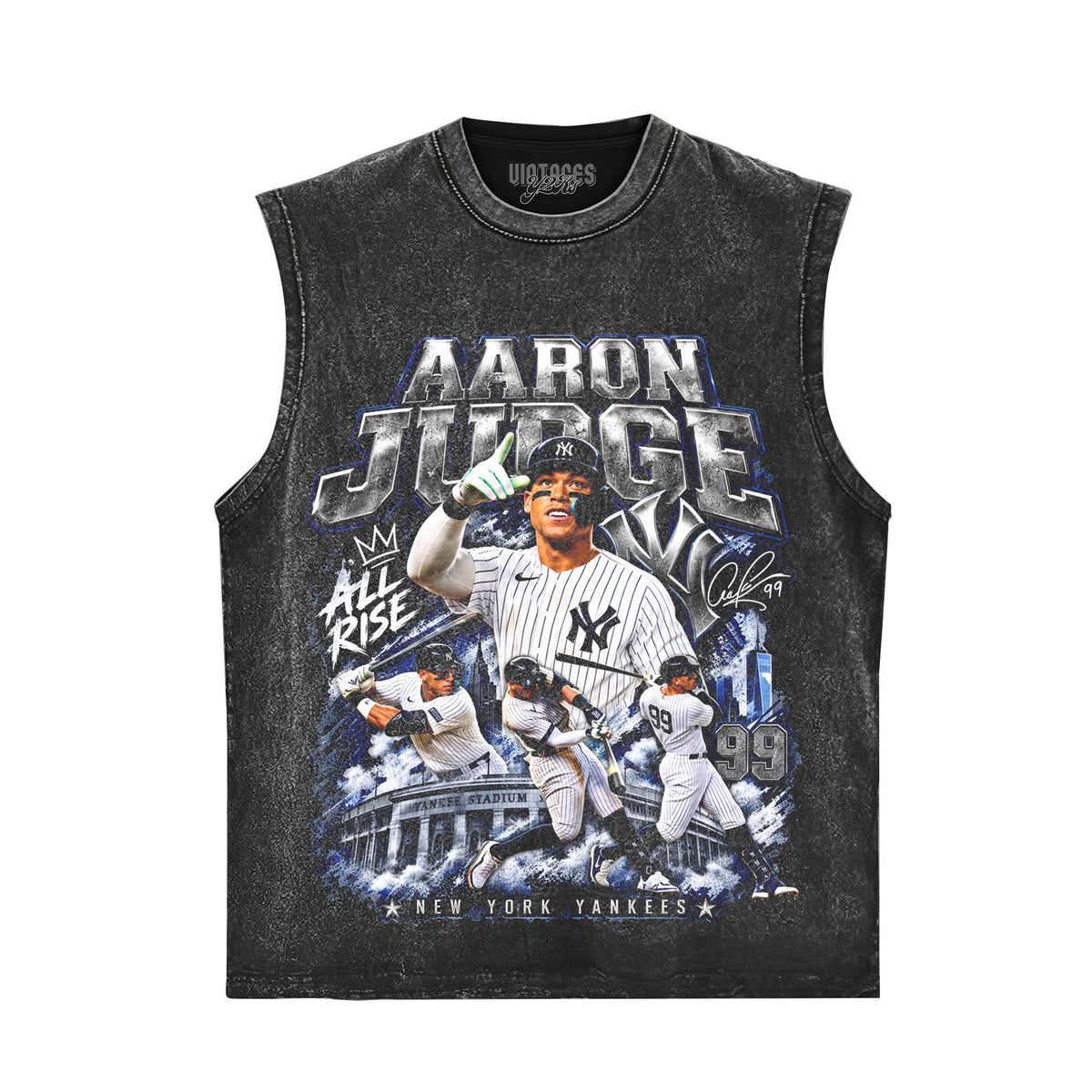 AARON JUDGE BASEBALL TANK TOP & TEE & LONG SLEEVE & LAYERED LS & HOODIE