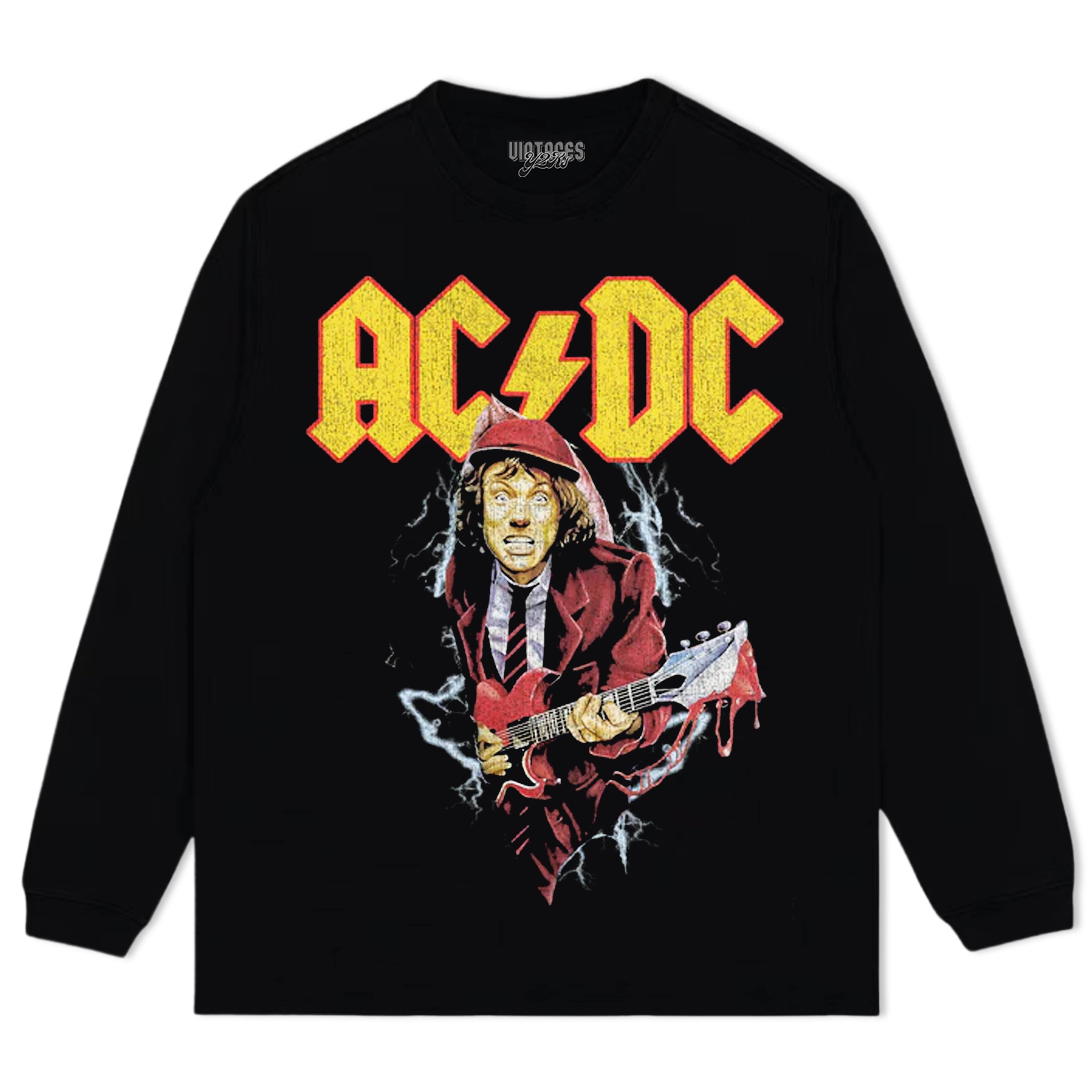 AC/DC VINTAGE TEE & LS & HOODIE