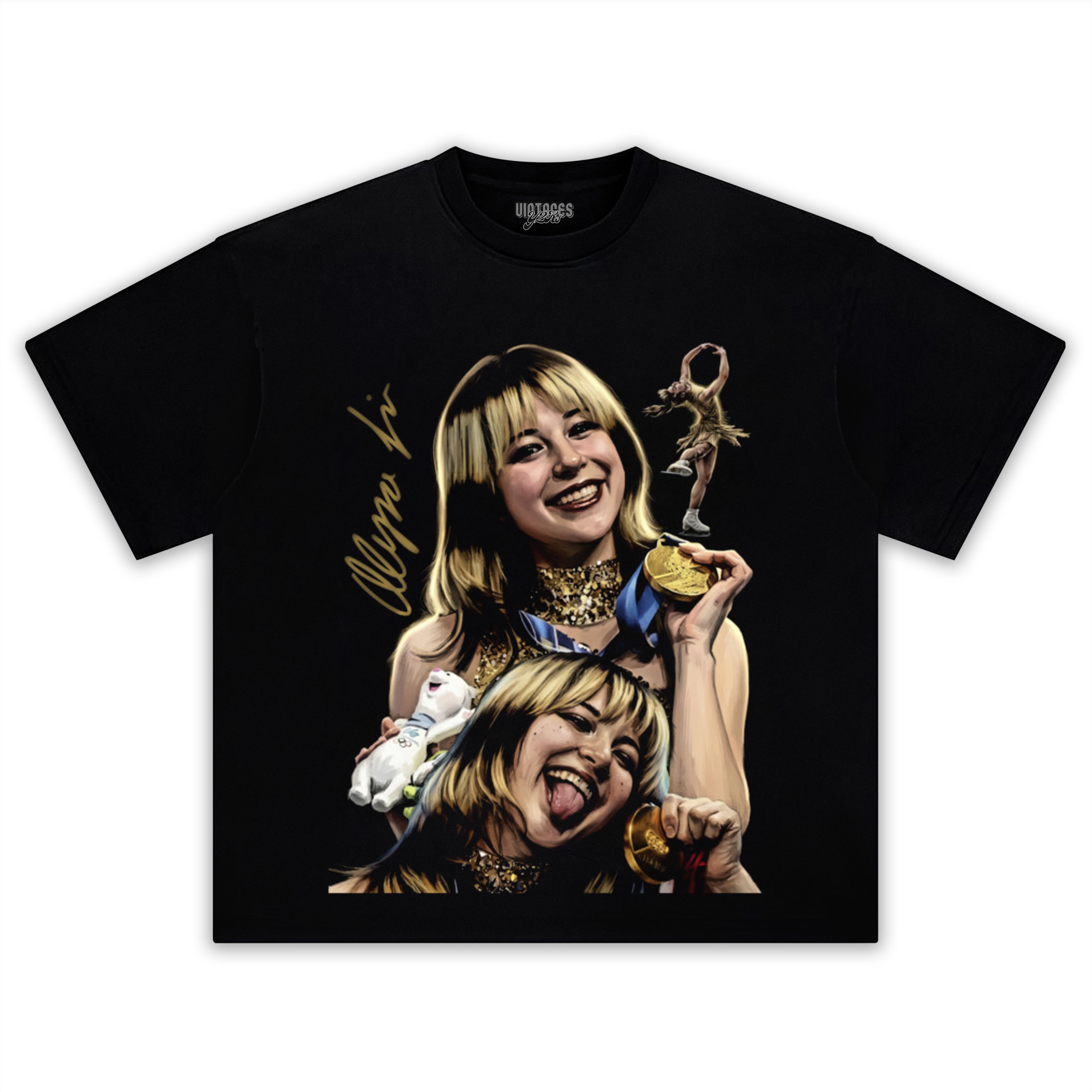 ALYSA LIU GOLD MEDALS TIMES TEE & LS & HOODIE