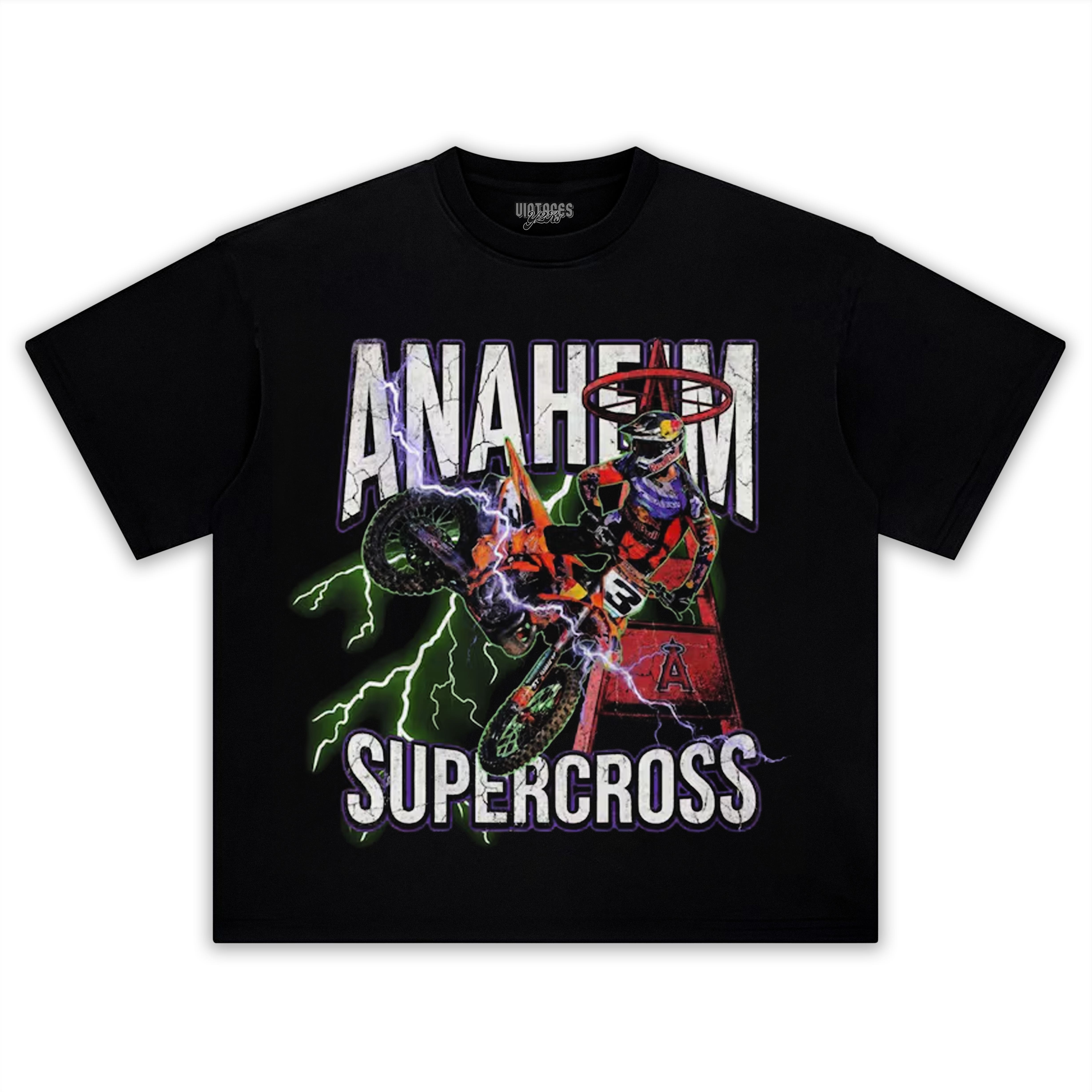 ANAHEIM ELI TOMAC SUPERCROSS MOTOCROSS RIDER TEE & LS & HOODIE