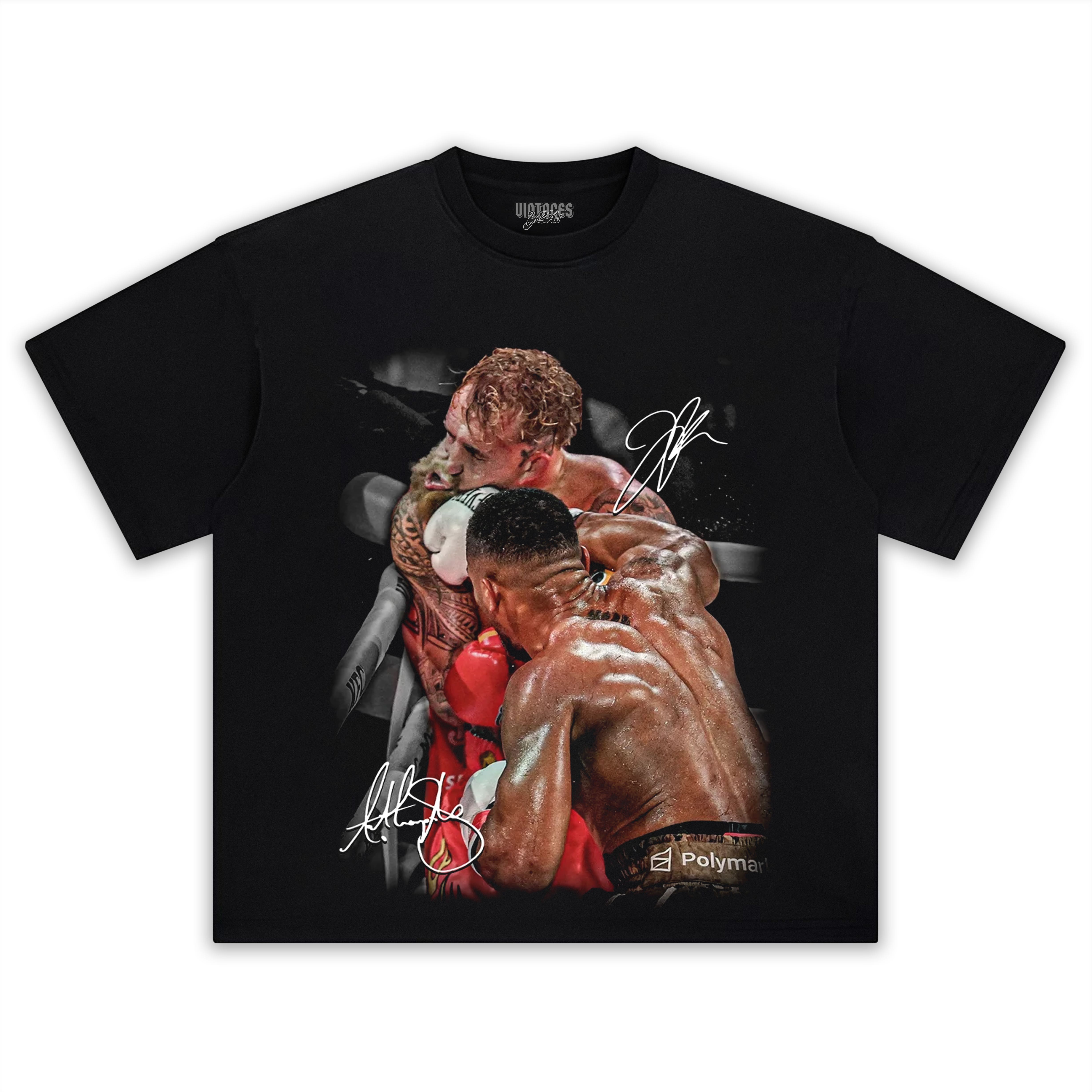 ANTHONY JOSHUA VS JAKE PAUL TEE & LS & HOODIE