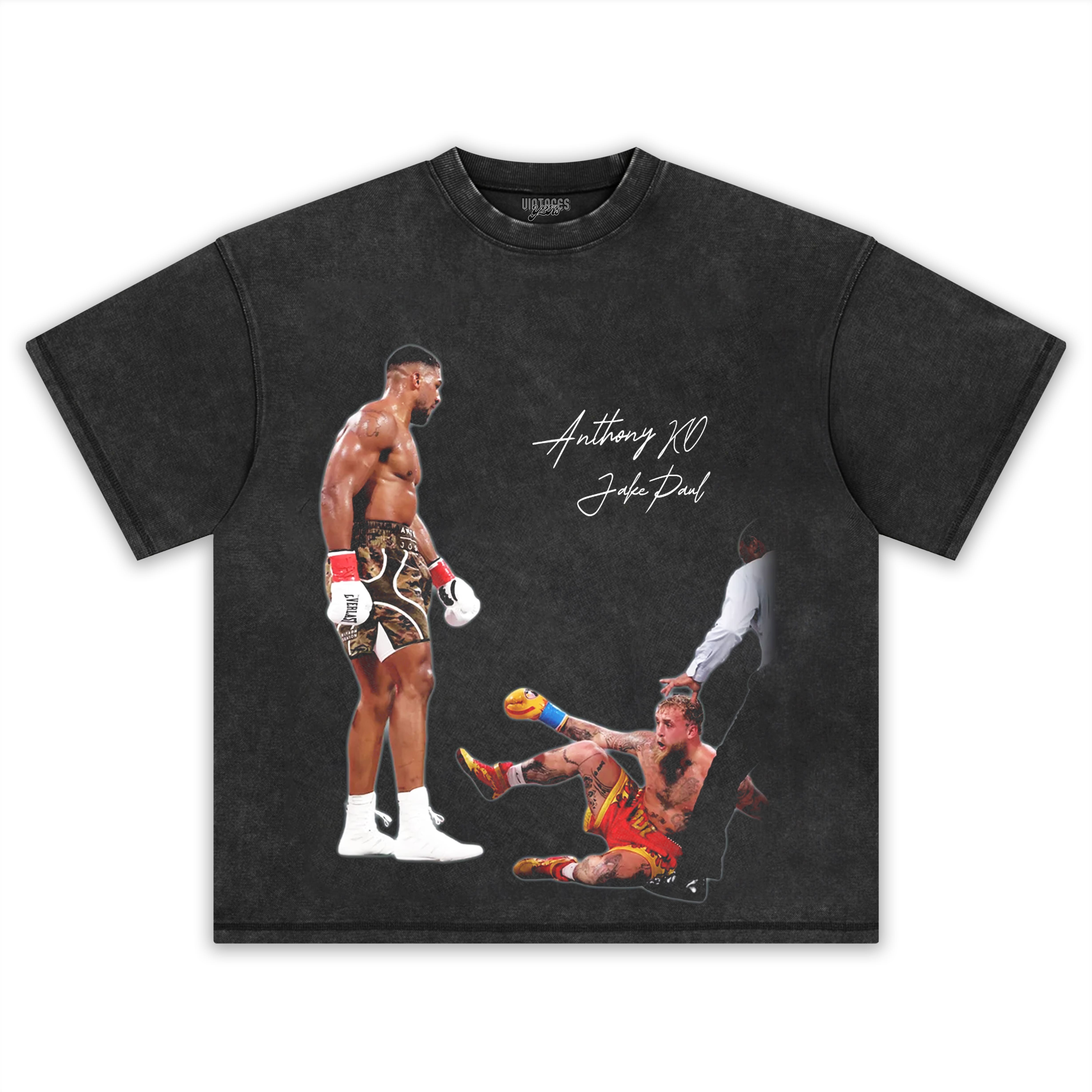 ANTHONY JOSHUA VS JAKE PAUL V2 TEE & LS & HOODIE