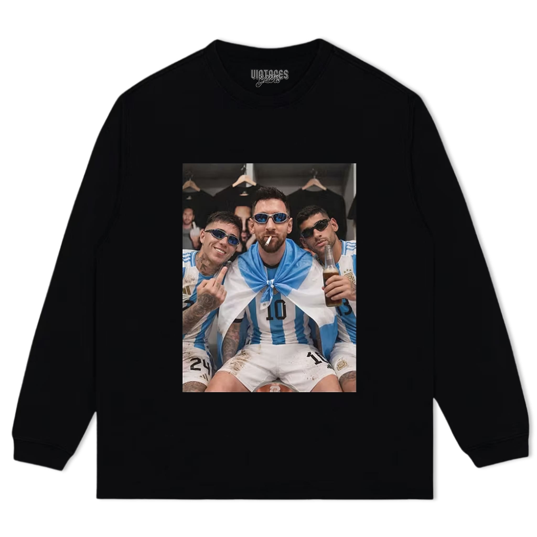 ARGENTINA MESSI ENZO FUNNY VINTAGE V3 TANK TOP & TEE & LONG SLEEVE & LAYERED LS & HOODIE