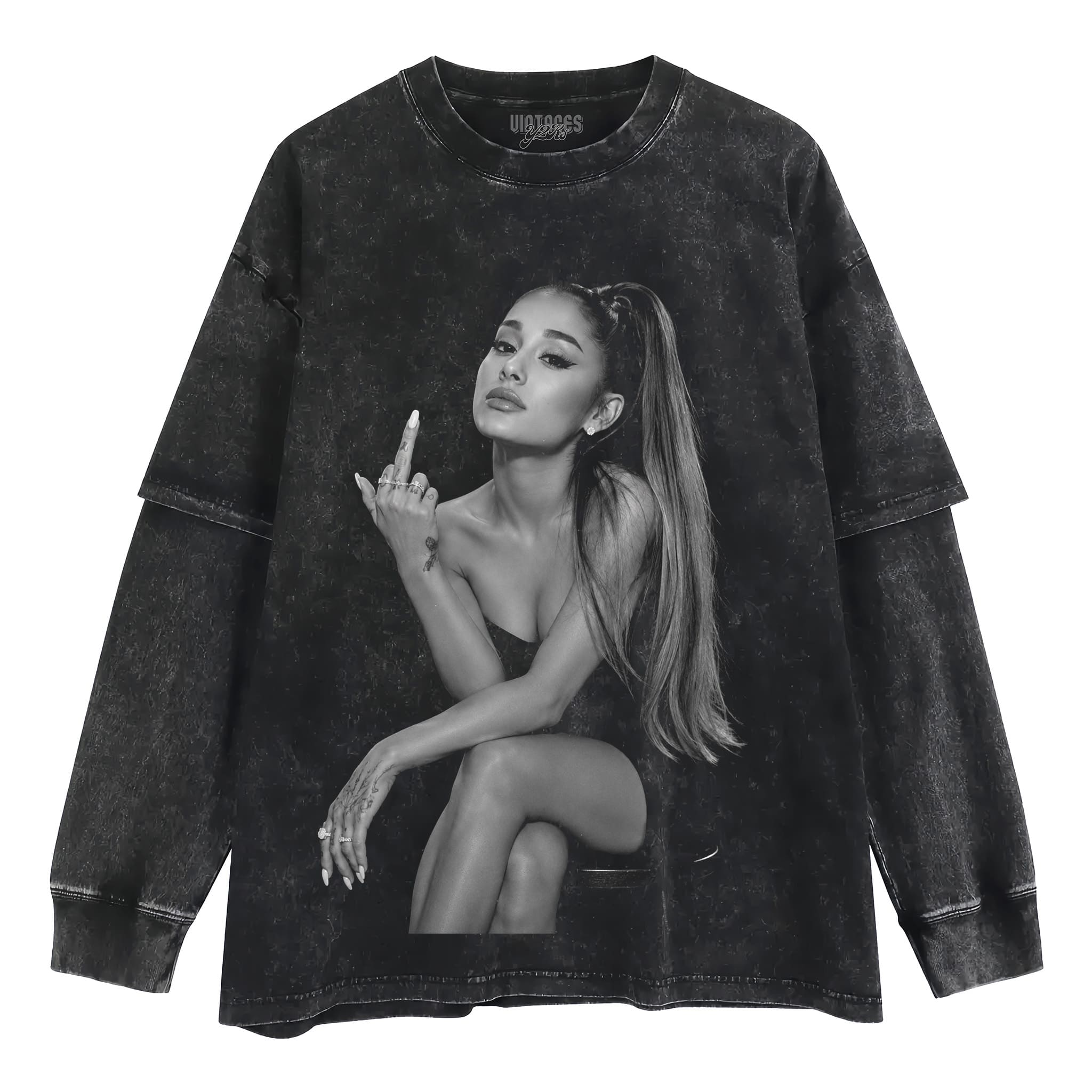 ARIANA GRANDE - MIDDLE FINGER TANK TOP & TEE & LONG SLEEVE & LAYERED LS & HOODIE