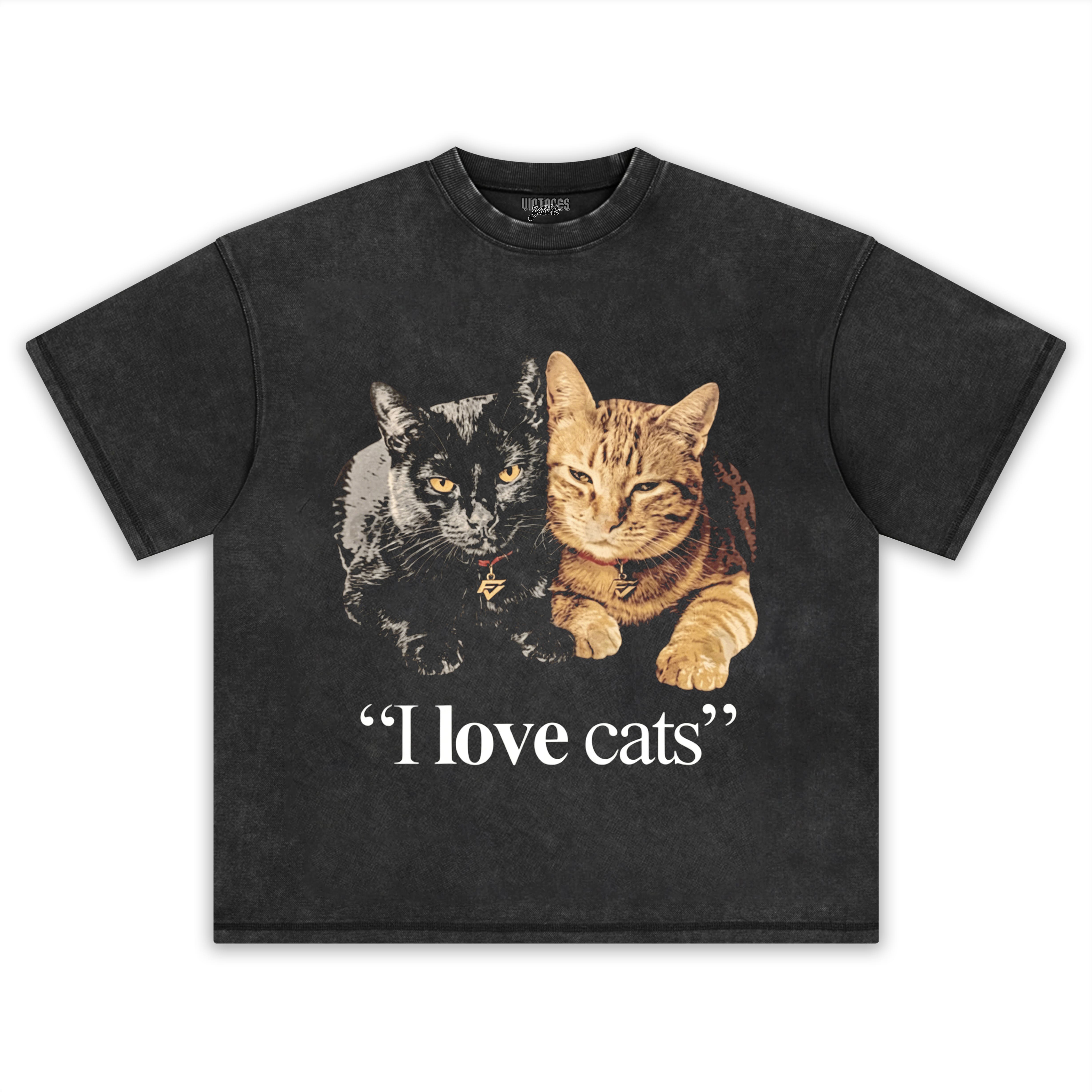 ATEBA GAUTIER - I LOVE CATS TANK TOP & TEE & LONG SLEEVE & LAYERED LS & HOODIE