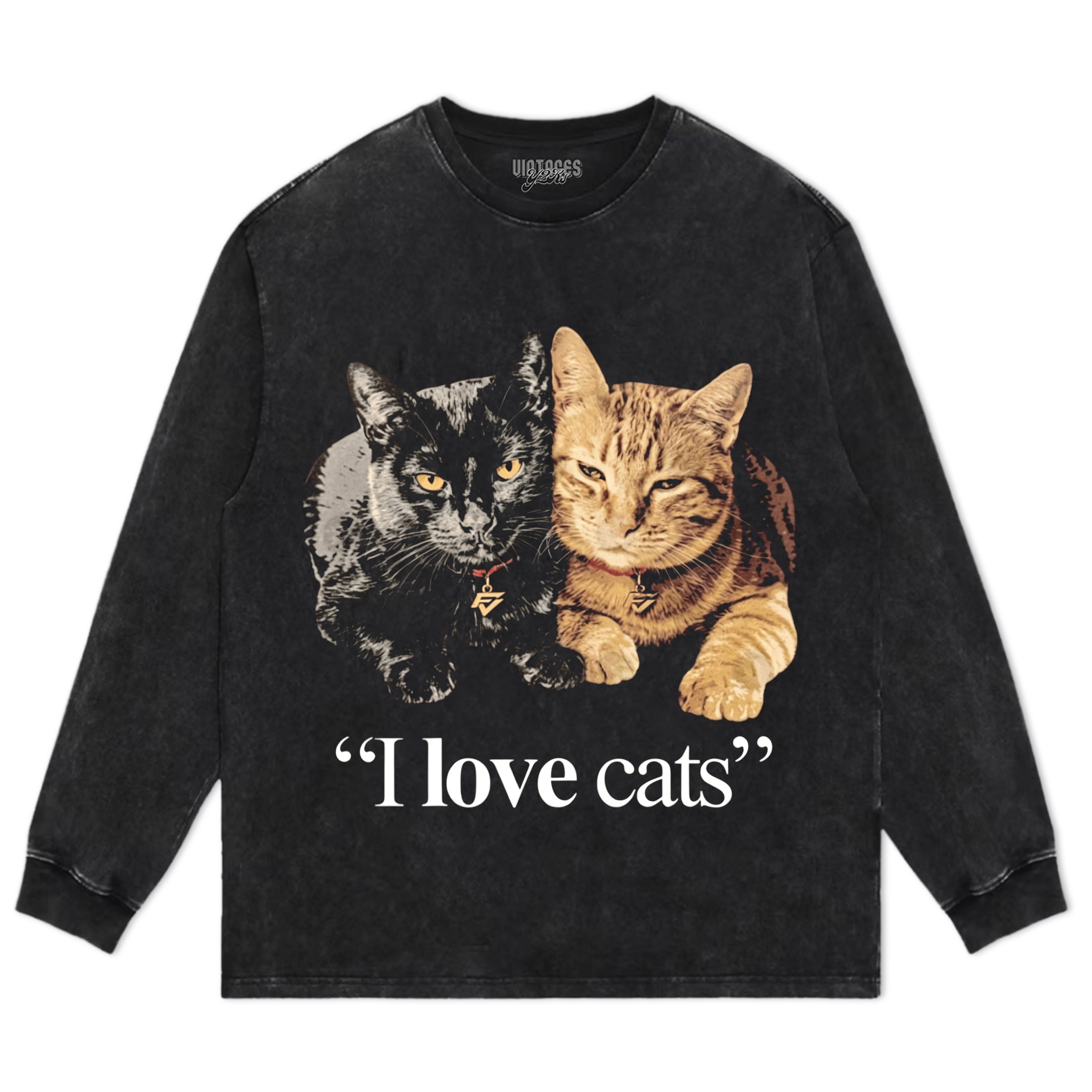 ATEBA GAUTIER - I LOVE CATS TANK TOP & TEE & LONG SLEEVE & LAYERED LS & HOODIE