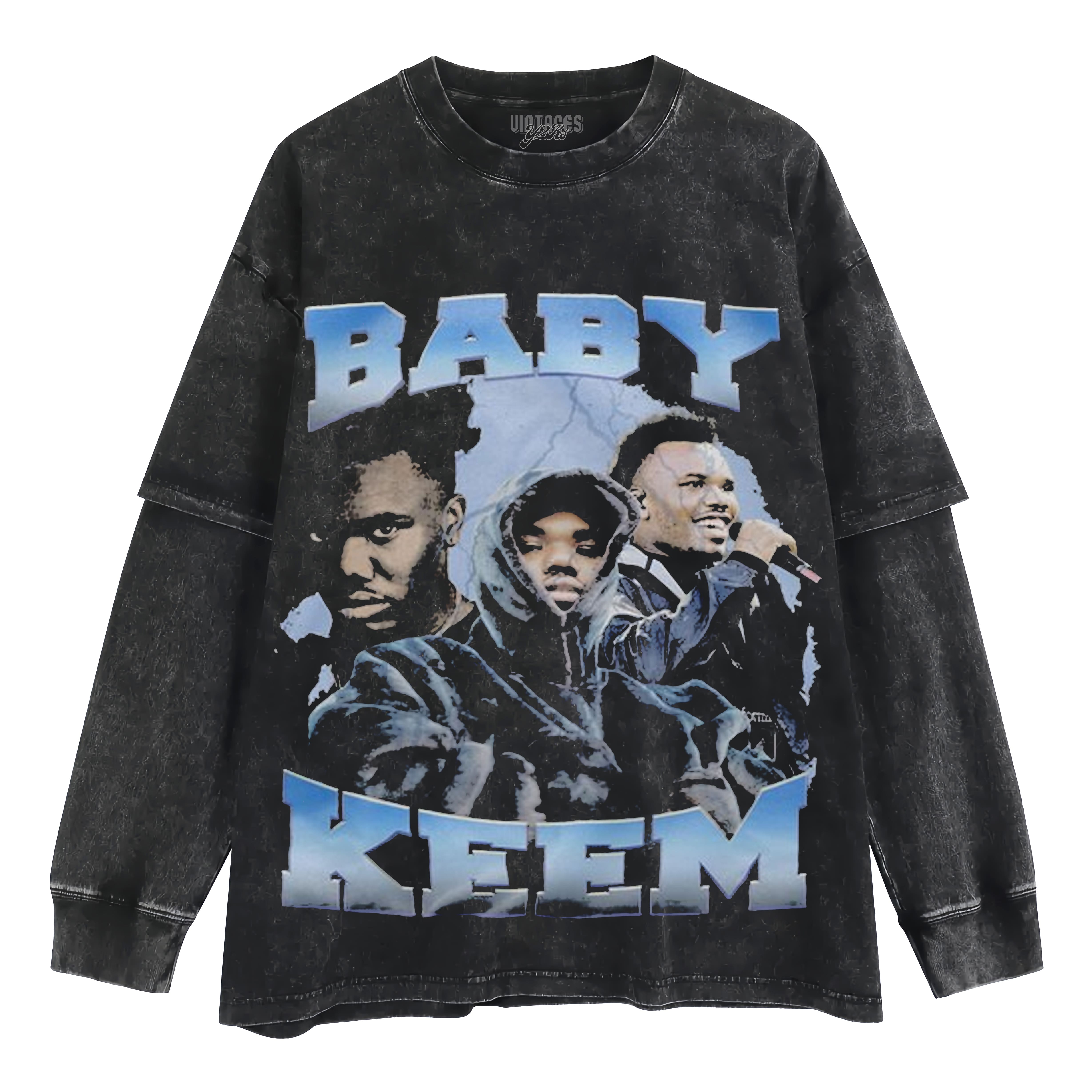 BABY KEEM 'THE MELODIC BLUE' LAYERED LONG SLEEVE