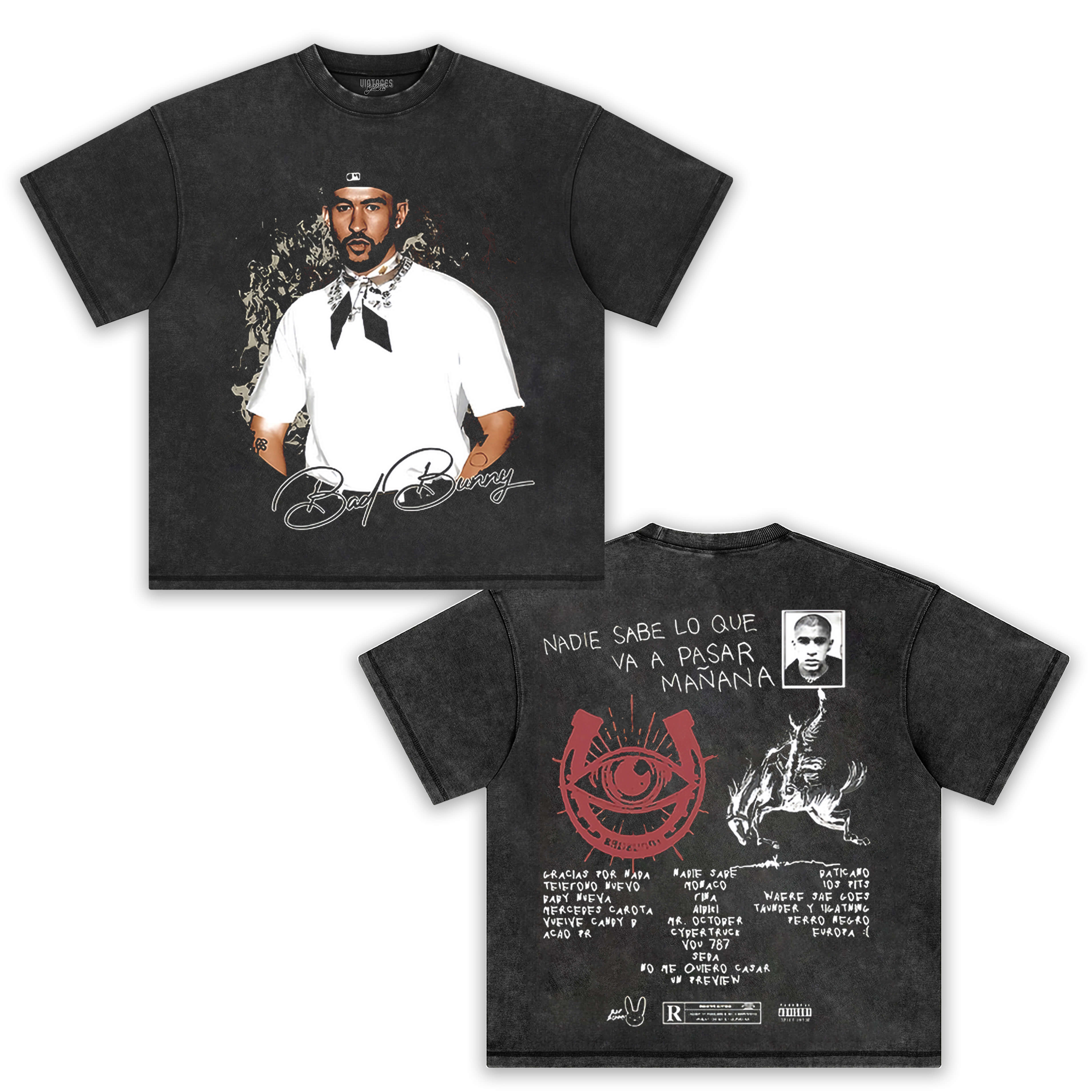 BAD BUNNY V4 TEE & LS & HOODIE