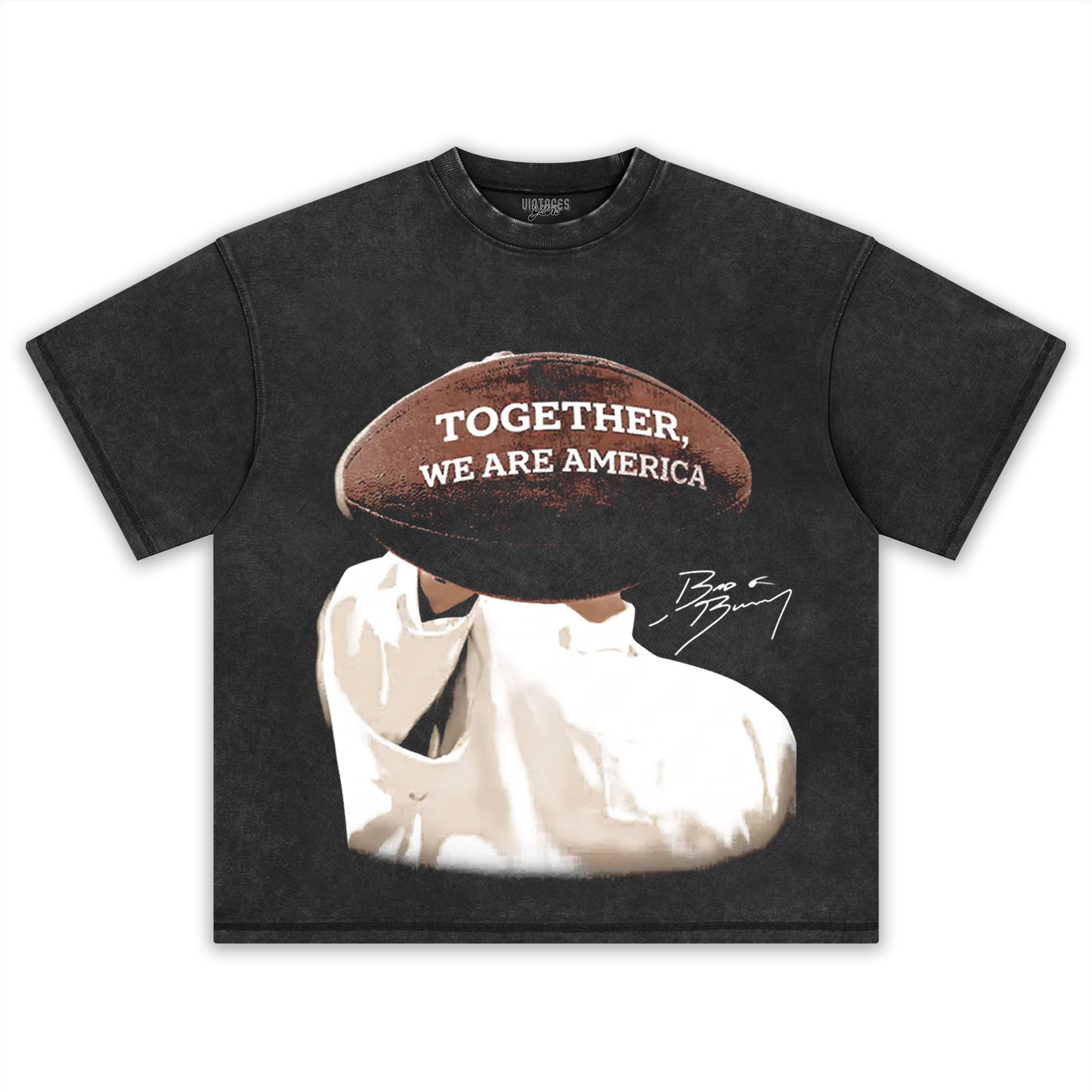 BAD BUNNY - WE ARE AMERICA V3 TEE & LS & HOODIE