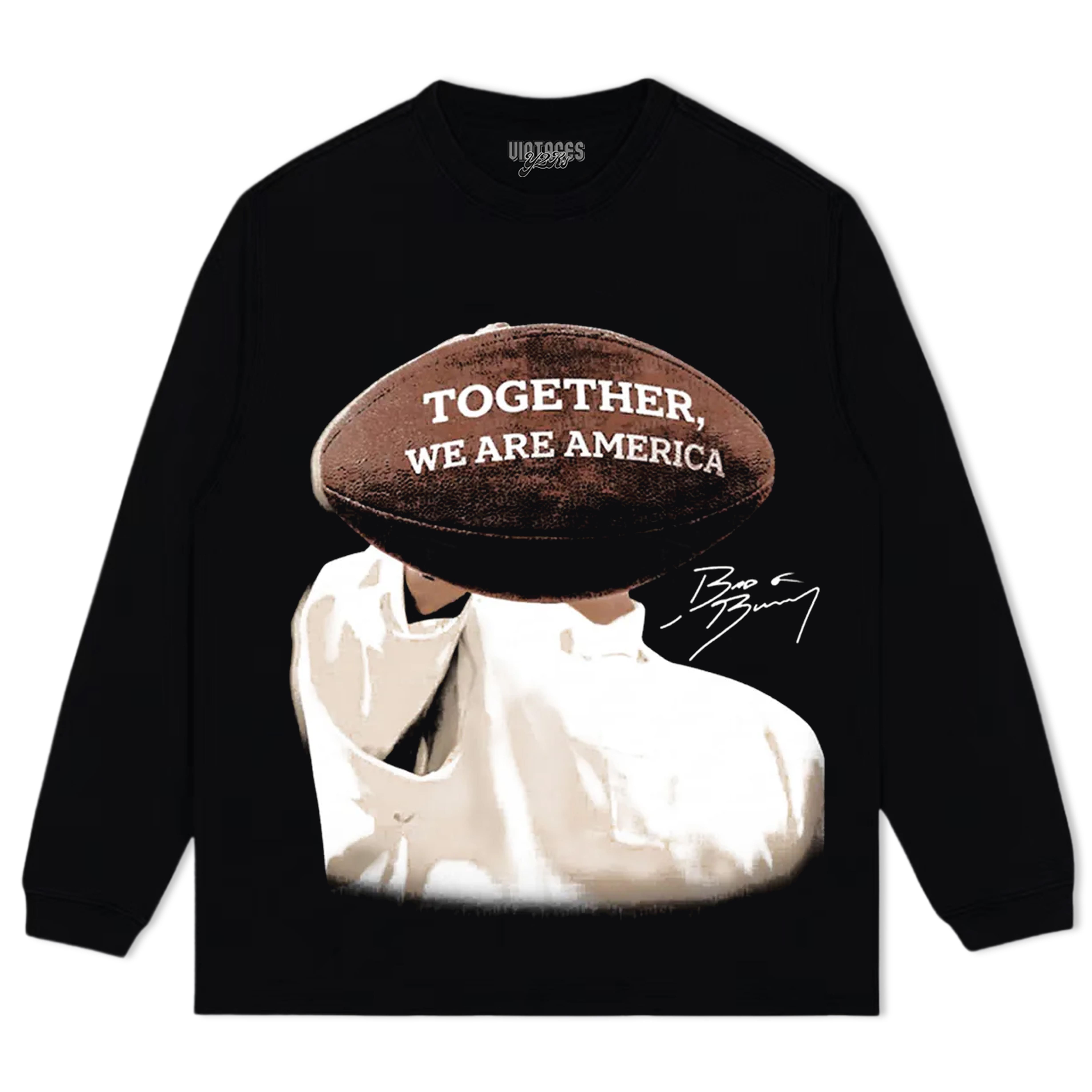 BAD BUNNY - WE ARE AMERICA V3 TEE & LS & HOODIE