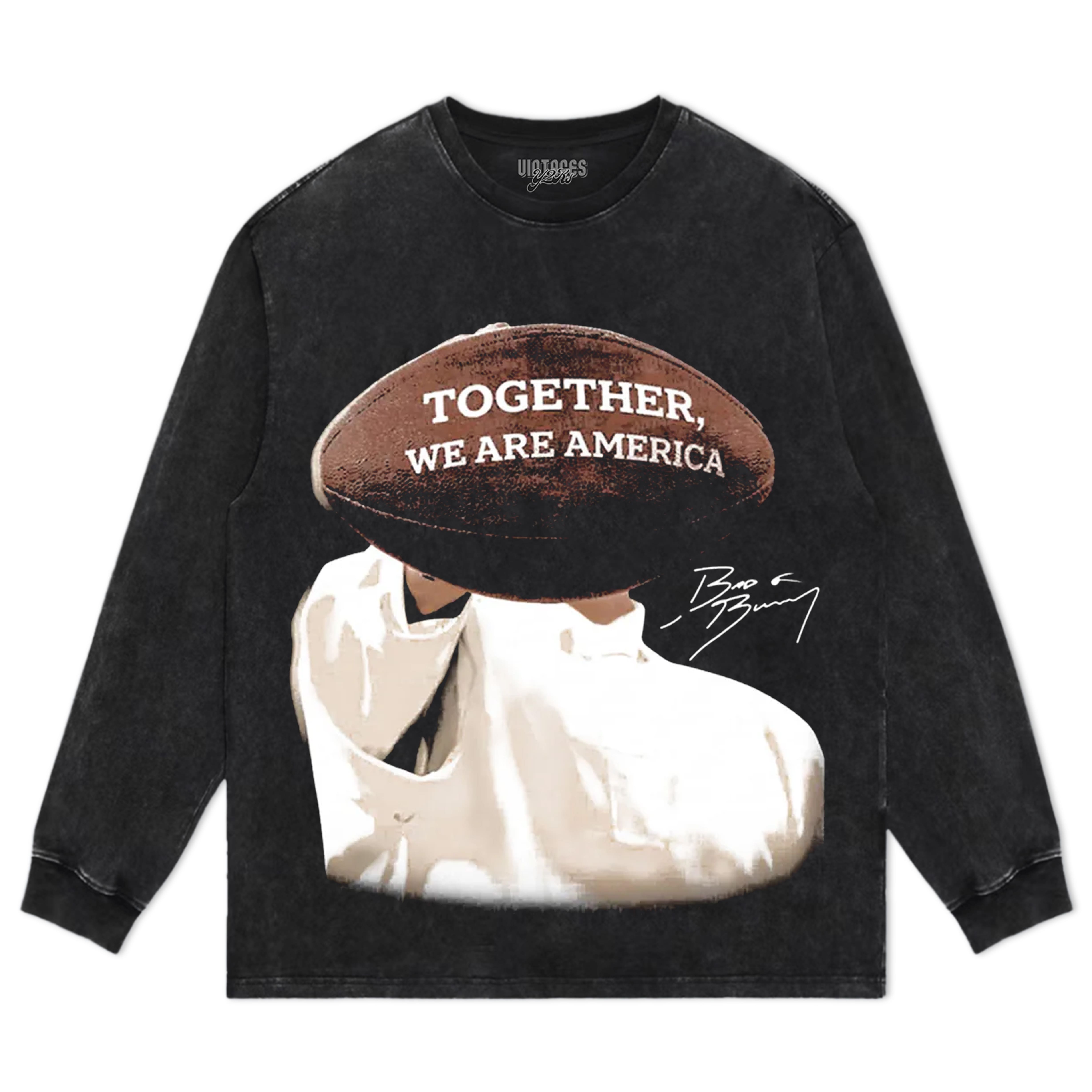 BAD BUNNY - WE ARE AMERICA V3 TEE & LS & HOODIE