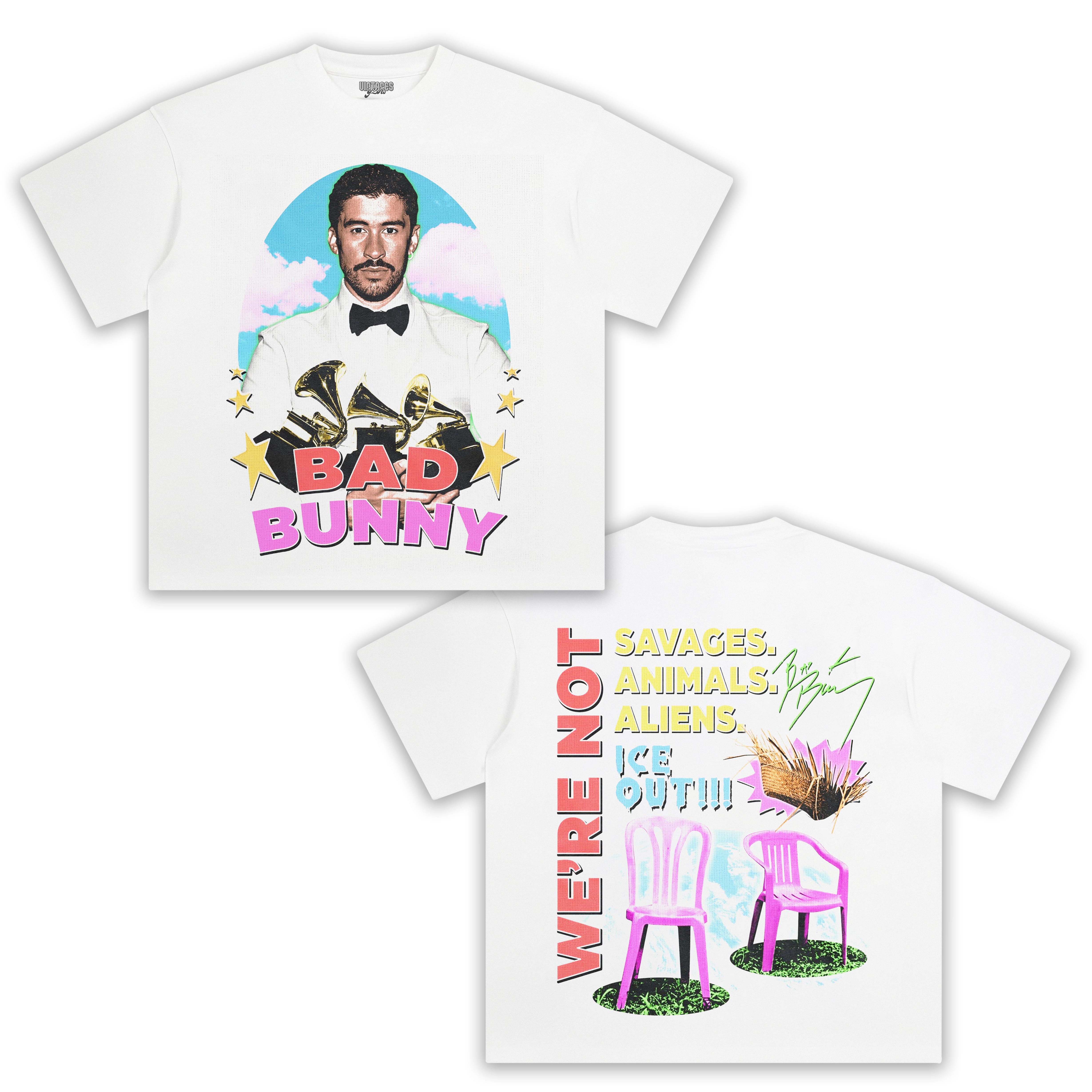 BAD BUNNY & 2026GRAMMY TEE