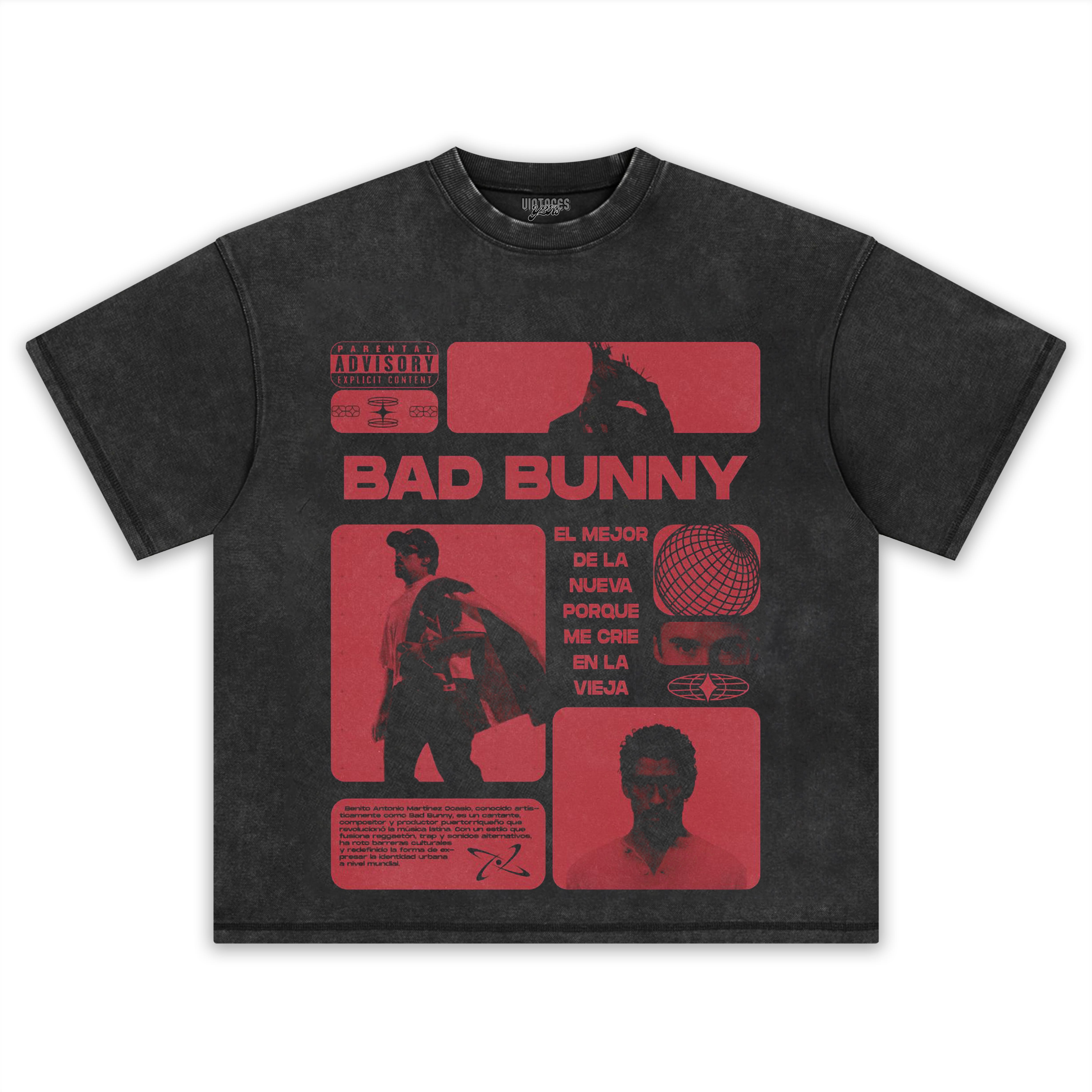 BAD BUNNY 2026 DISEÑO DIGITAL V2 TEE & LS & HOODIE