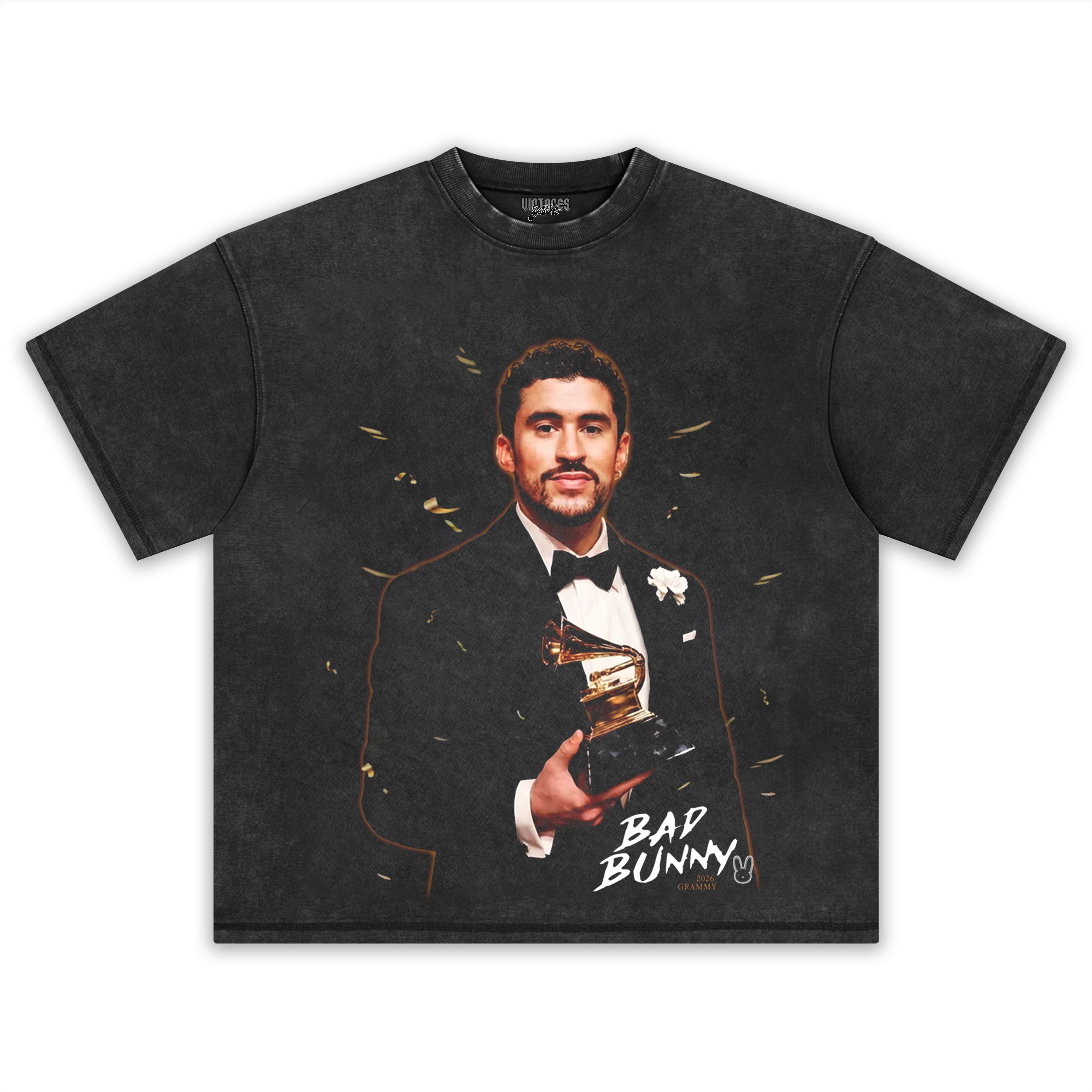 BAD BUNNY & 2026 GRAMMY V5 TEE & LS & HOODIE