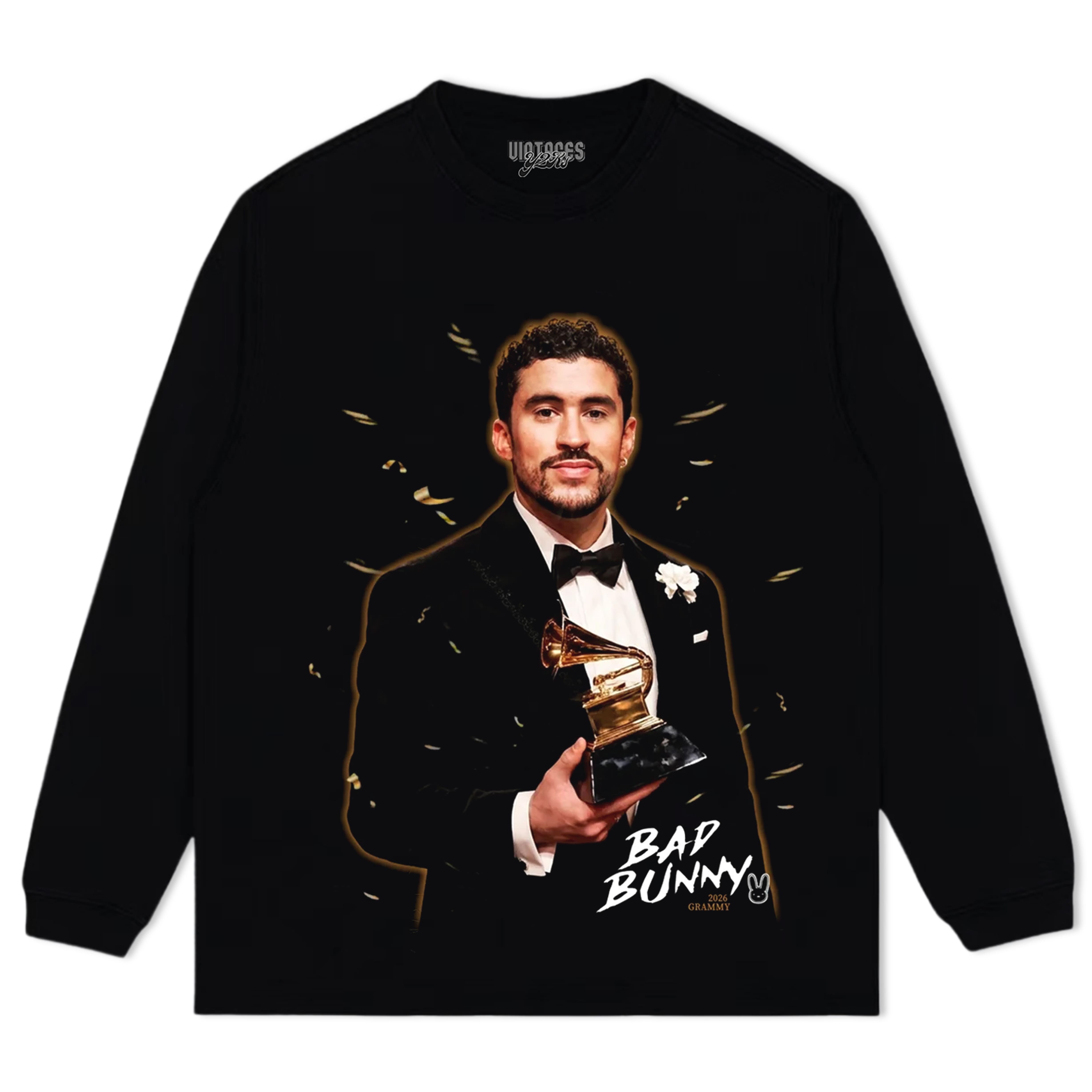 BAD BUNNY & 2026 GRAMMY V5 TEE & LS & HOODIE