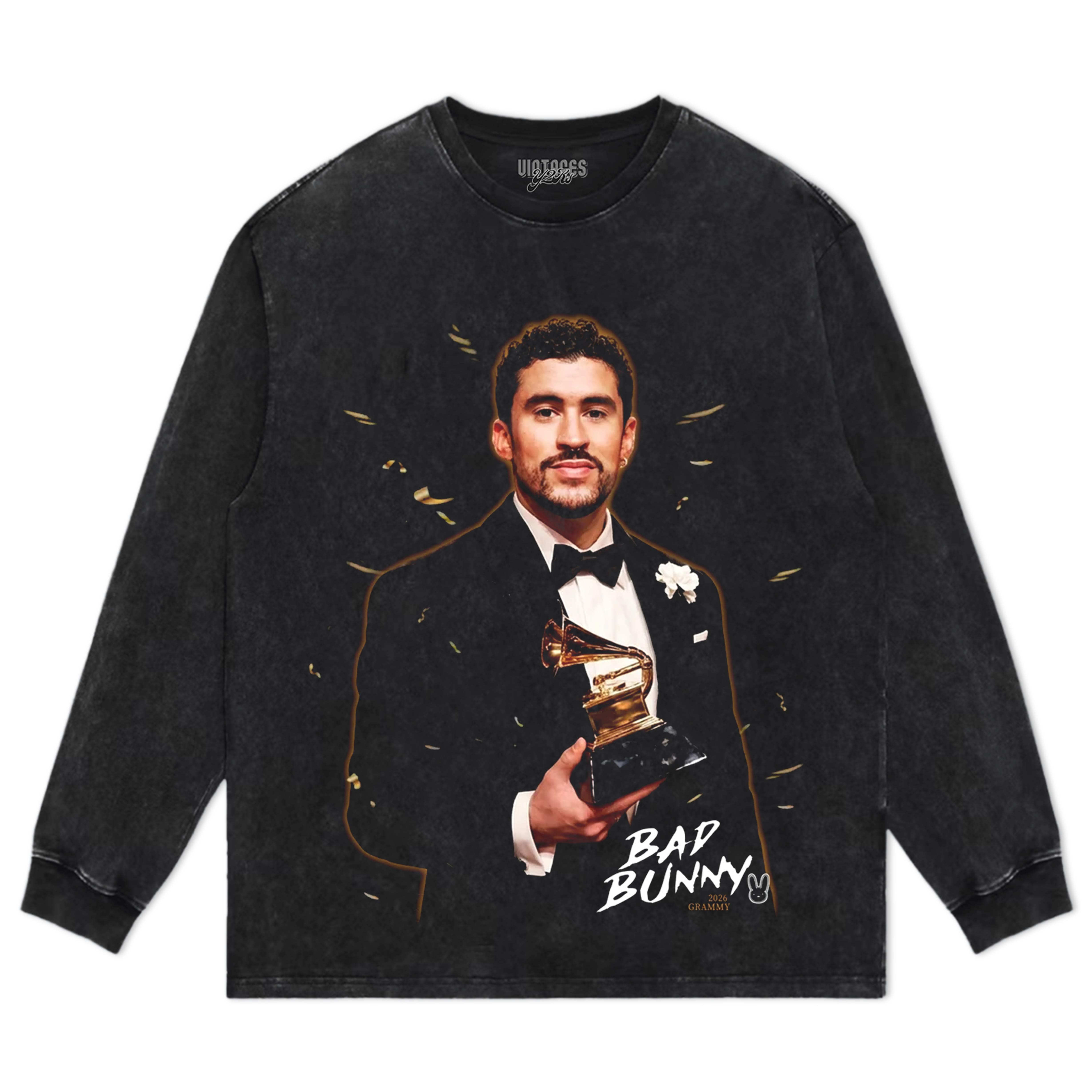 BAD BUNNY & 2026 GRAMMY V5 TEE & LS & HOODIE