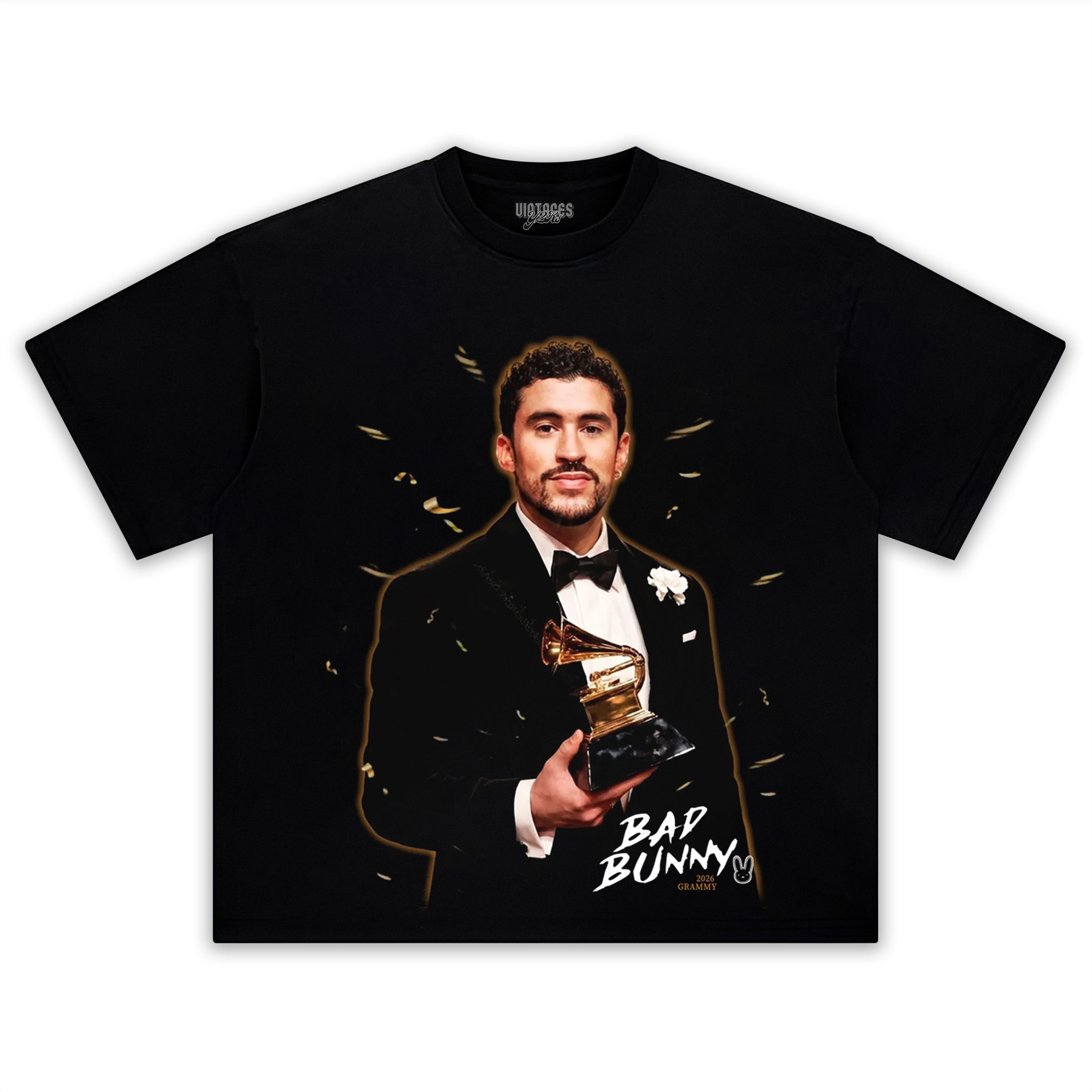 BAD BUNNY & 2026 GRAMMY V5 TEE & LS & HOODIE