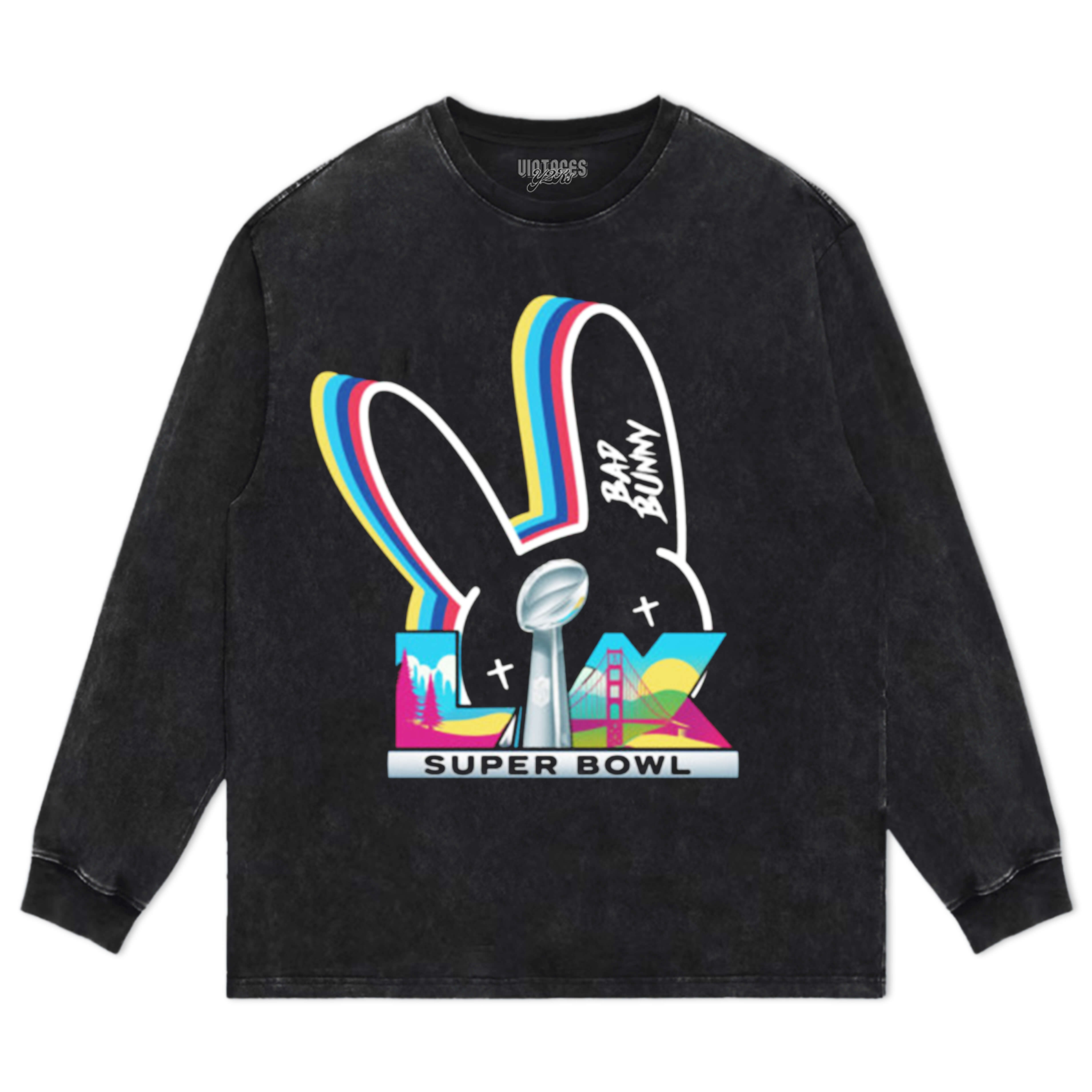 BAD BUNNY SUPER BOWL V2 TEE & LS & HOODIE