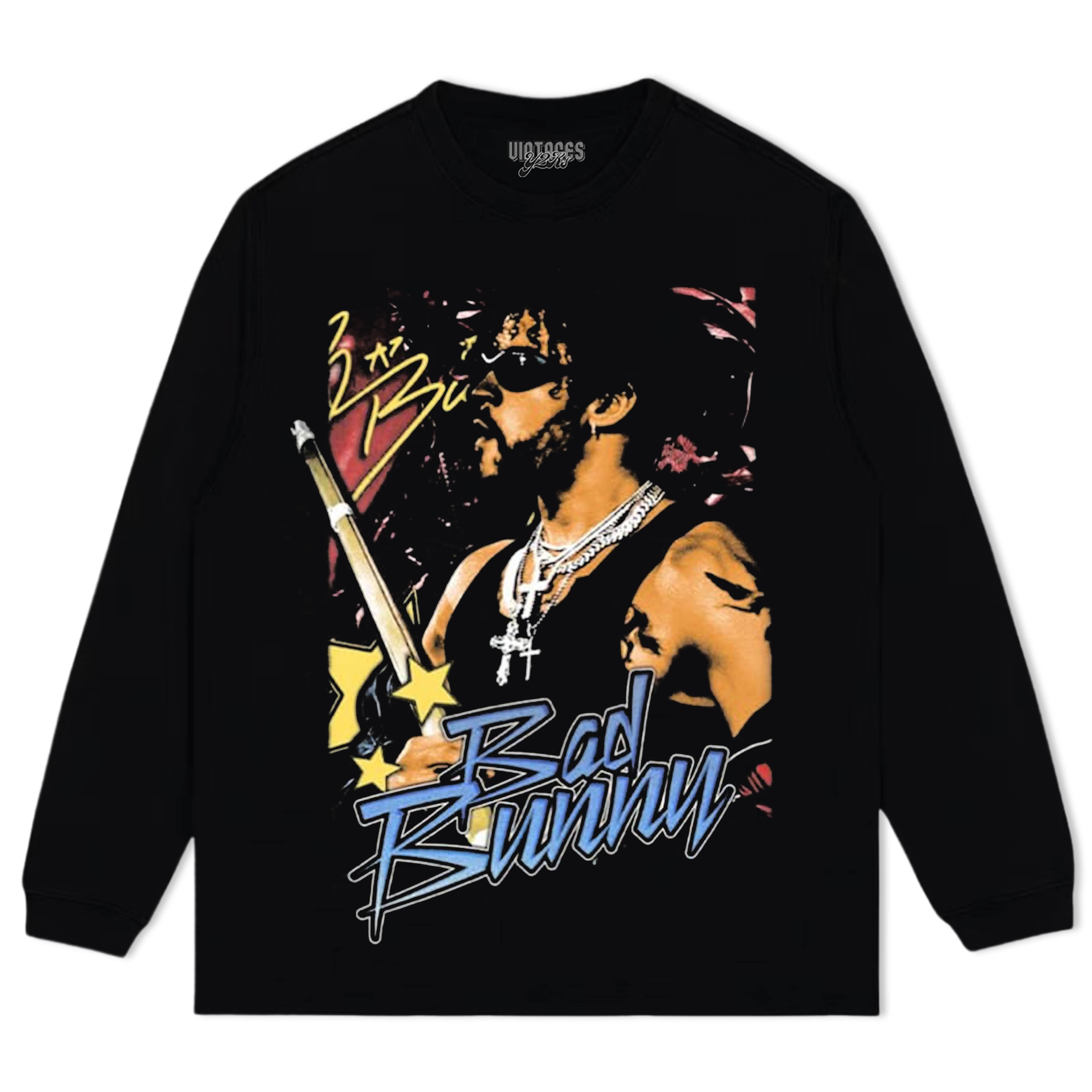 BAD BUNNY SUPER BOWL VINTAGE TEE & LS & HOODIE