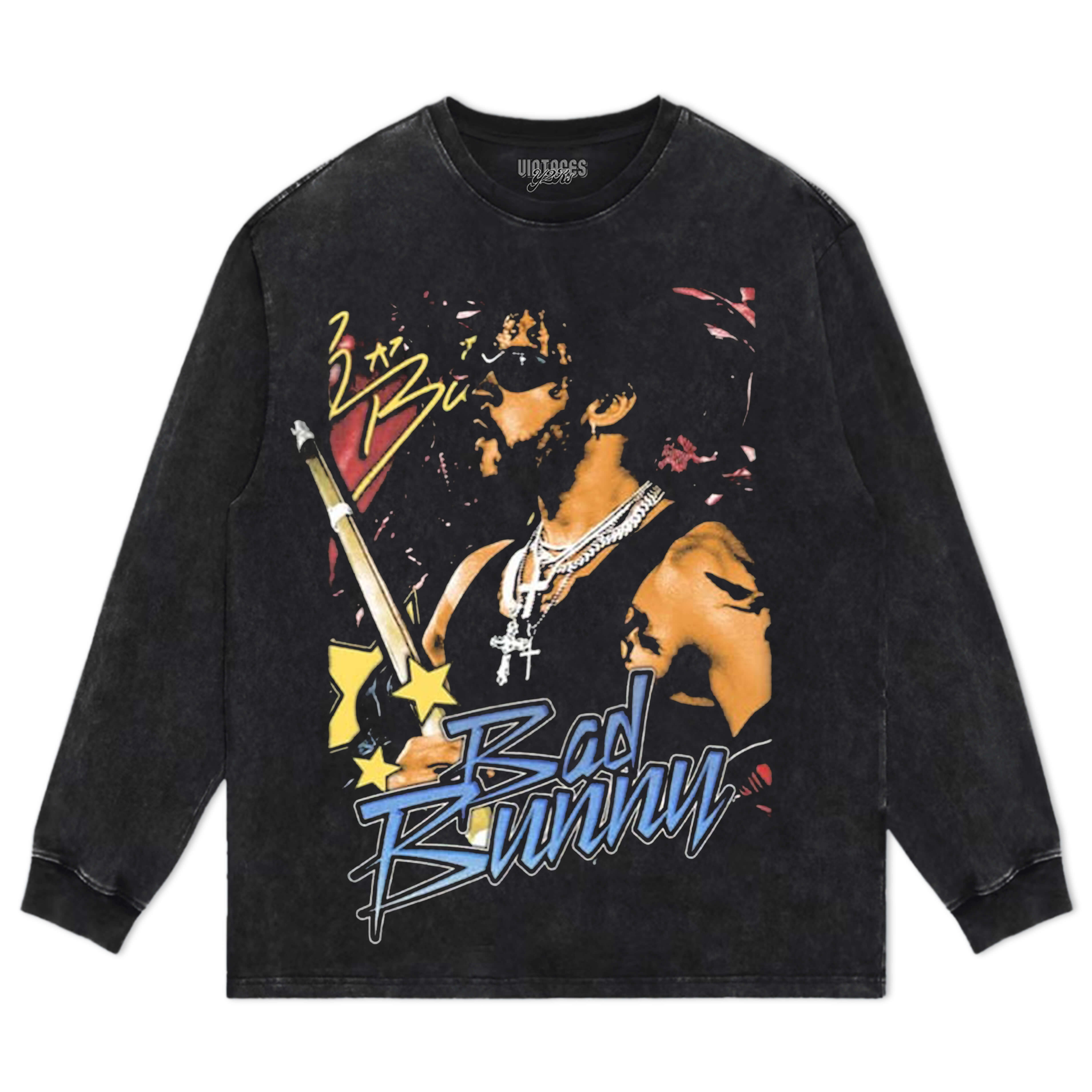 BAD BUNNY SUPER BOWL VINTAGE TEE & LS & HOODIE
