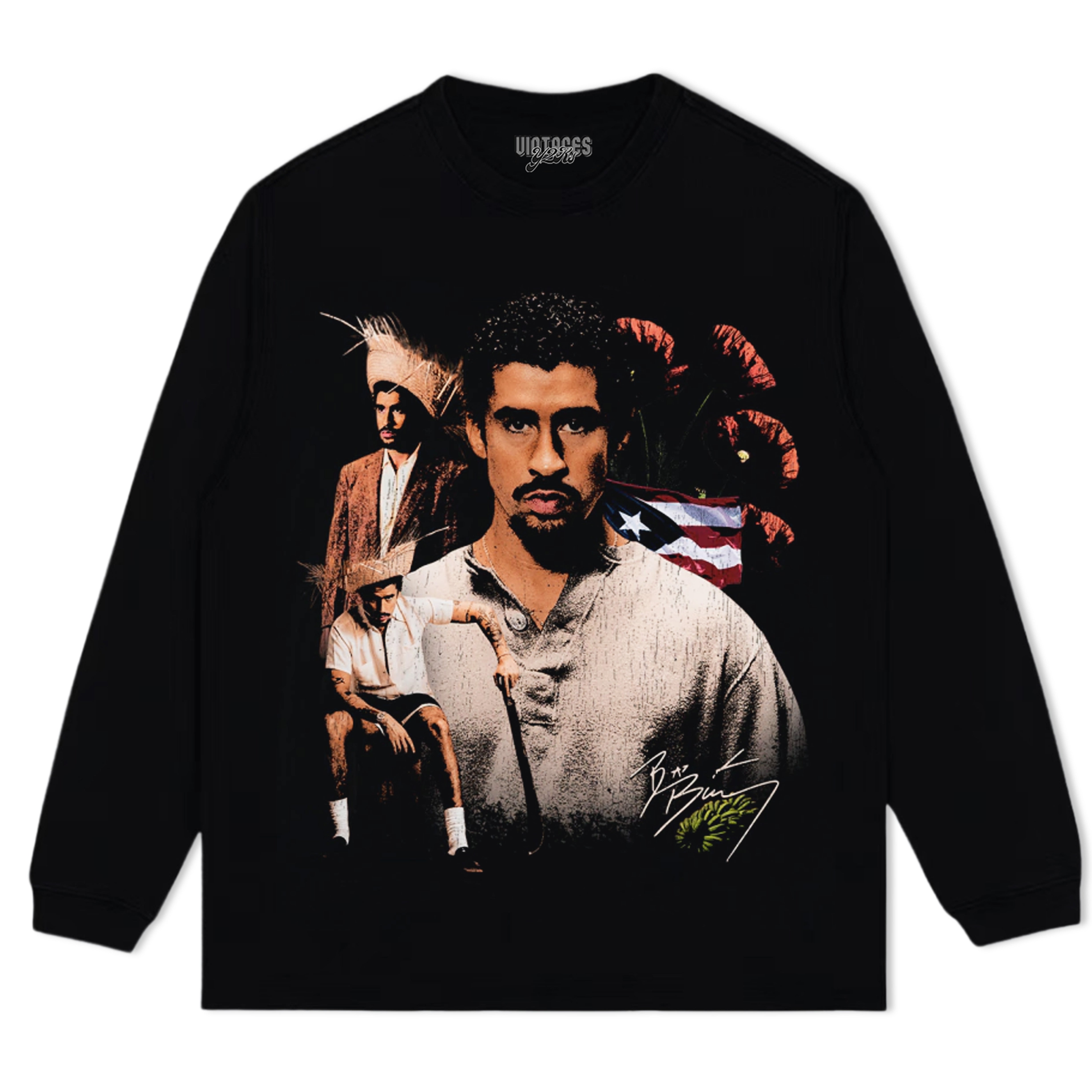 BAD BUNNY RETRO V4 TEE & LS & HOODIE