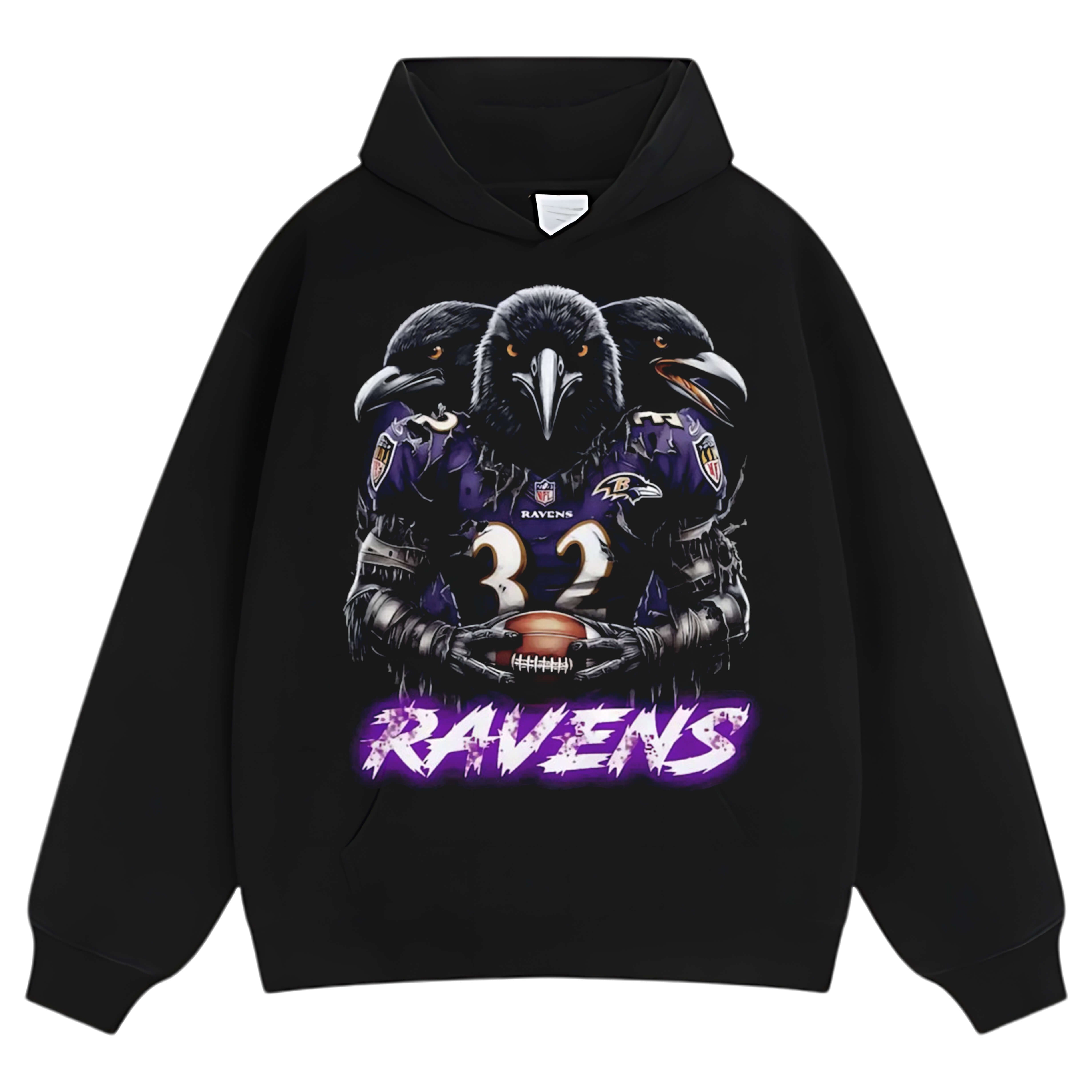 BALTIMORE RAVENS V2 TEE & LS & HOODIE