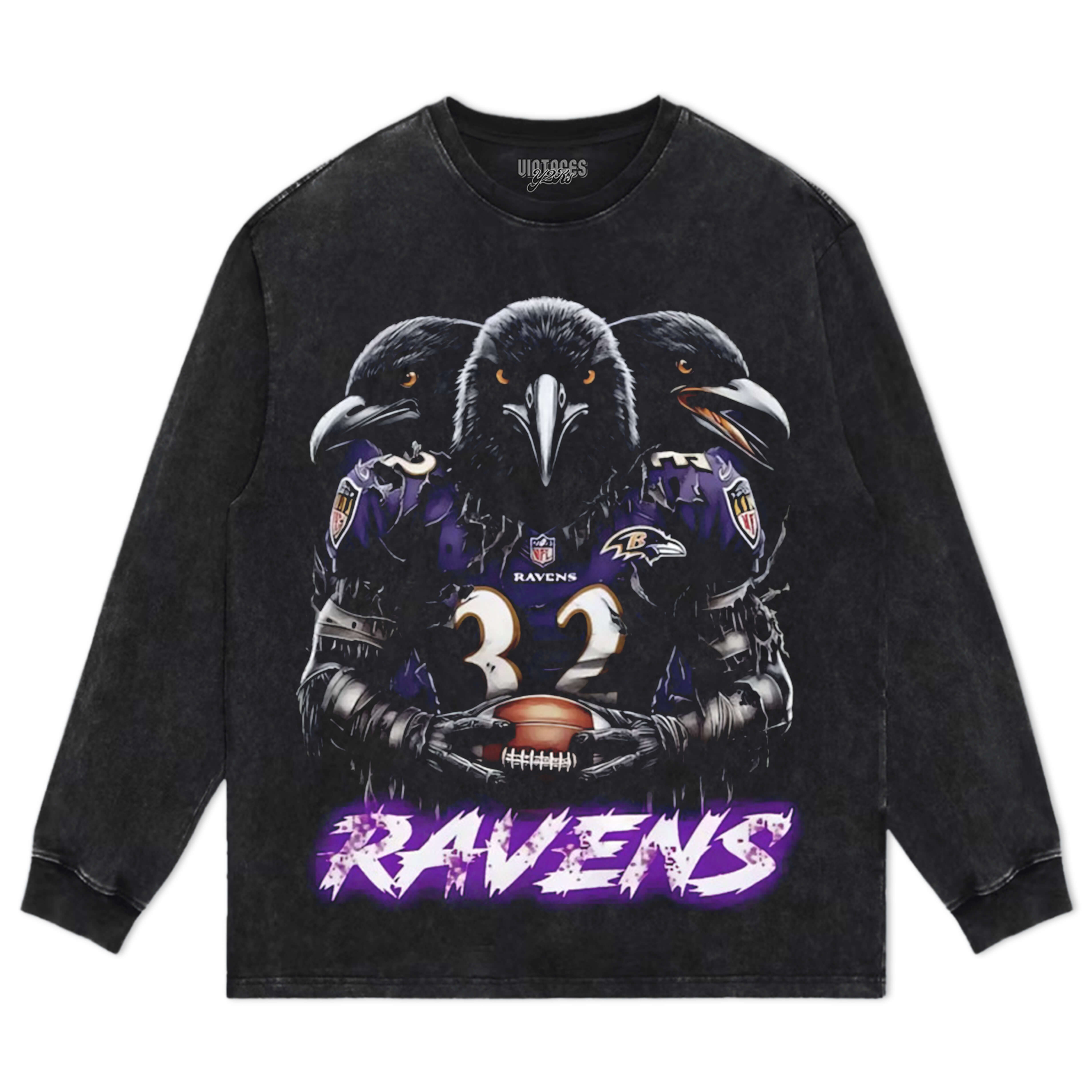 BALTIMORE RAVENS V2 TEE & LS & HOODIE