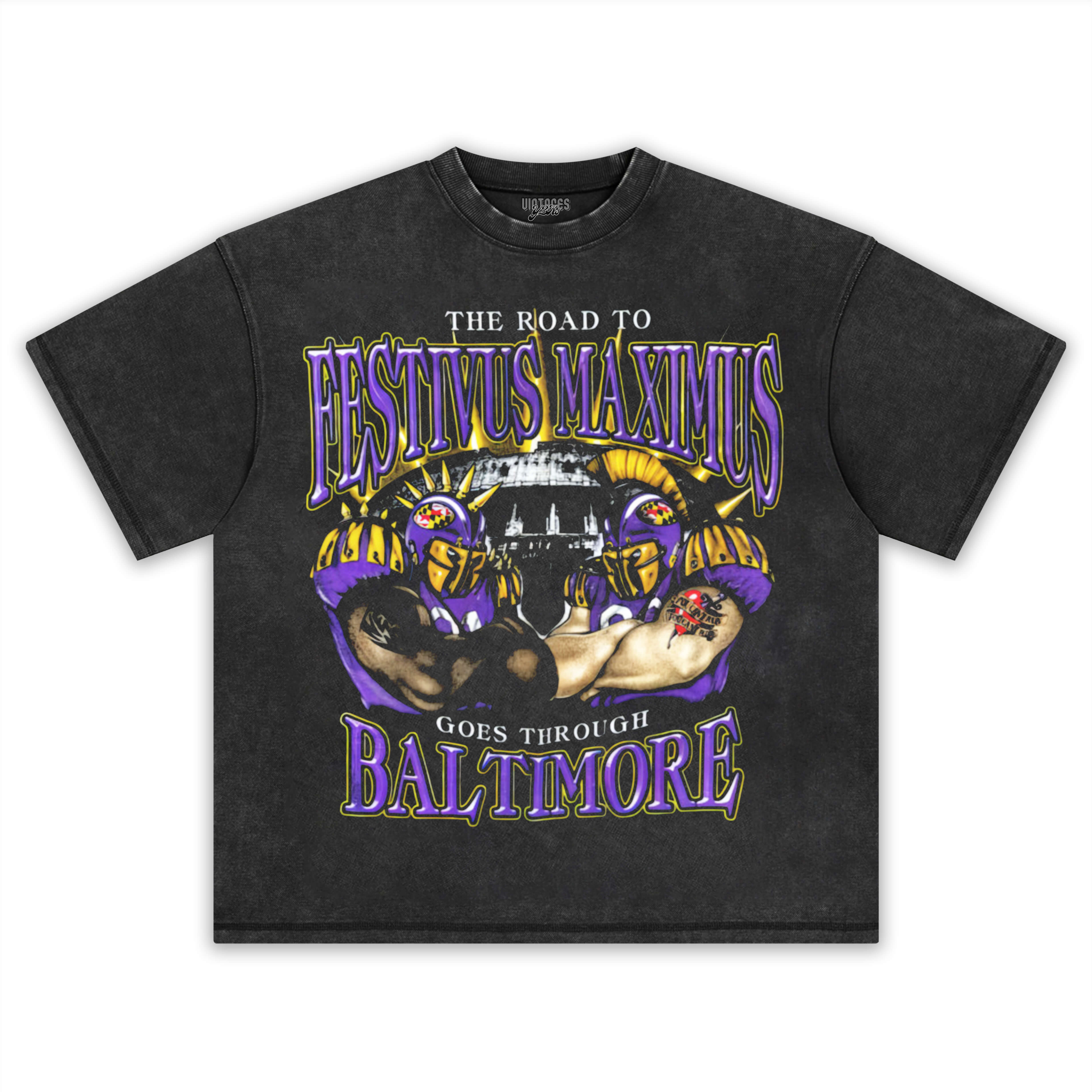 BALTIMORE RAVENS V4 TEE & LS & HOODIE