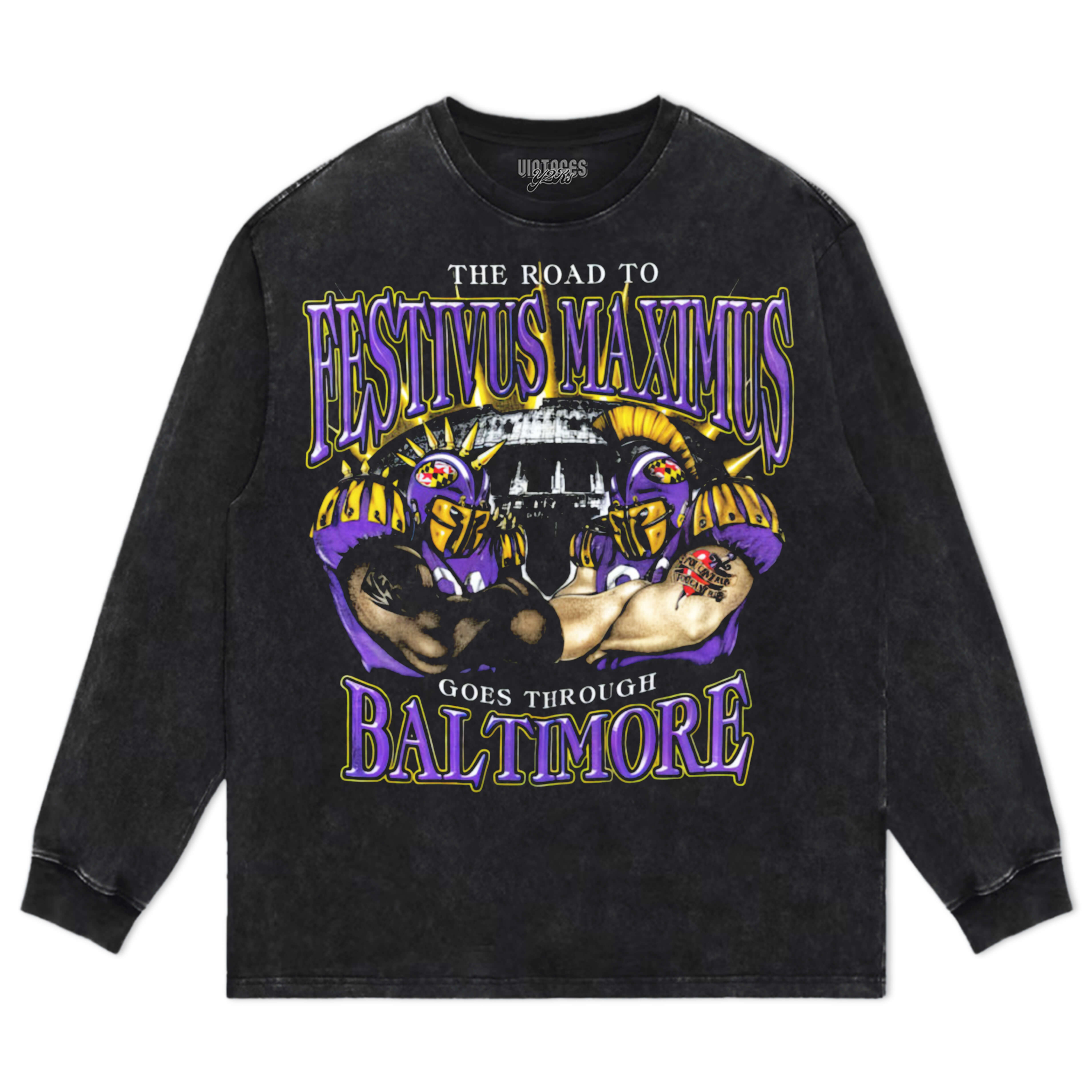 BALTIMORE RAVENS V4 TEE & LS & HOODIE